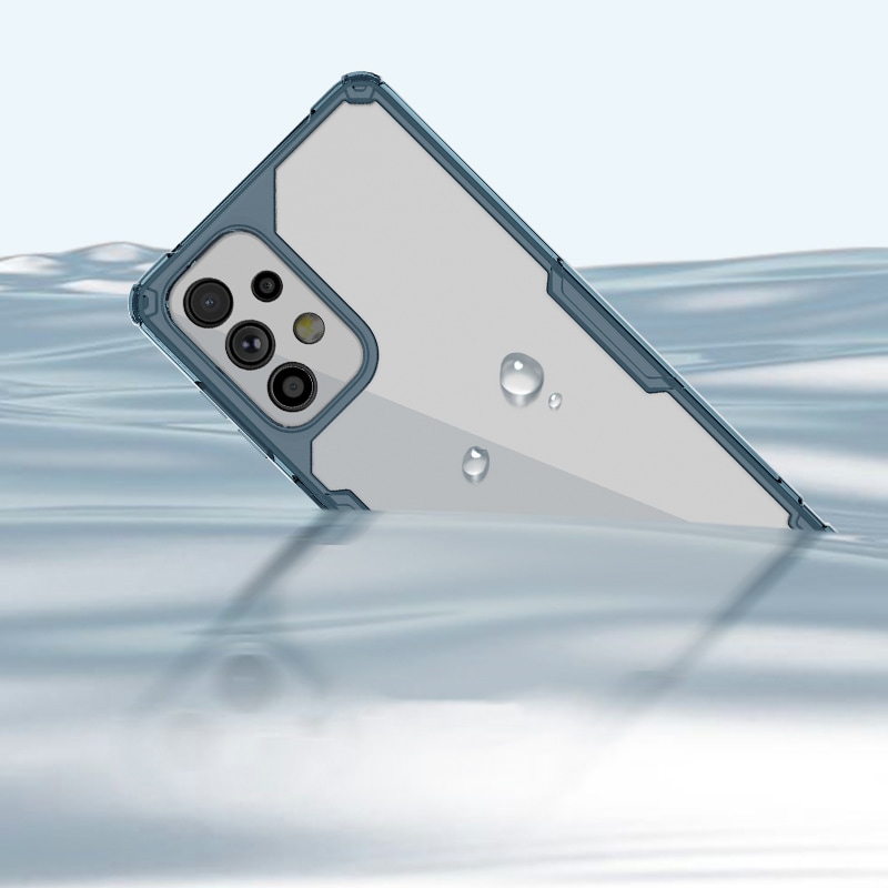 Nillkin Nature Pro-etui for Samsung Galaxy A73 pansrede deksel gjennomsiktig deksel