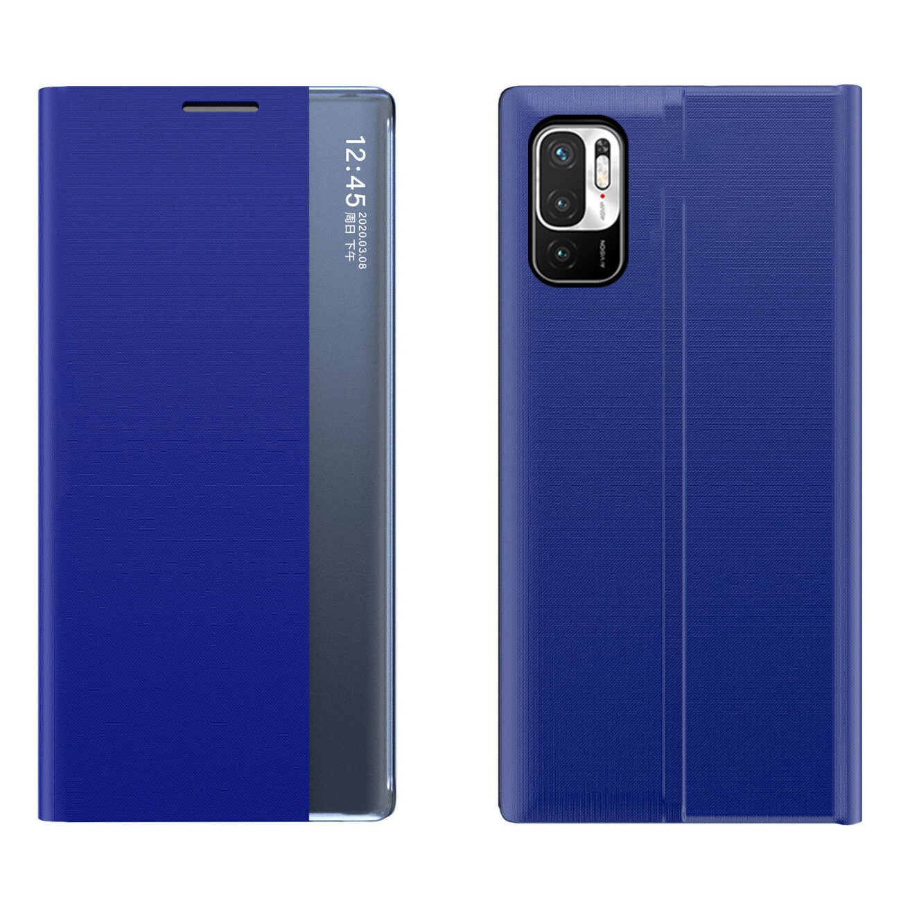 Nytt Sleep Case Flip Cover for Xiaomi Redmi Note 11 Pro 5G / 11 Pro blå