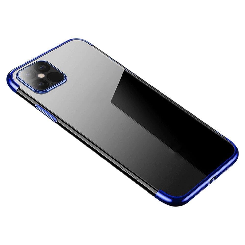 Clear Color-etui TPU-geldeksel med metallramme for Samsung Galaxy A13 5G blå
