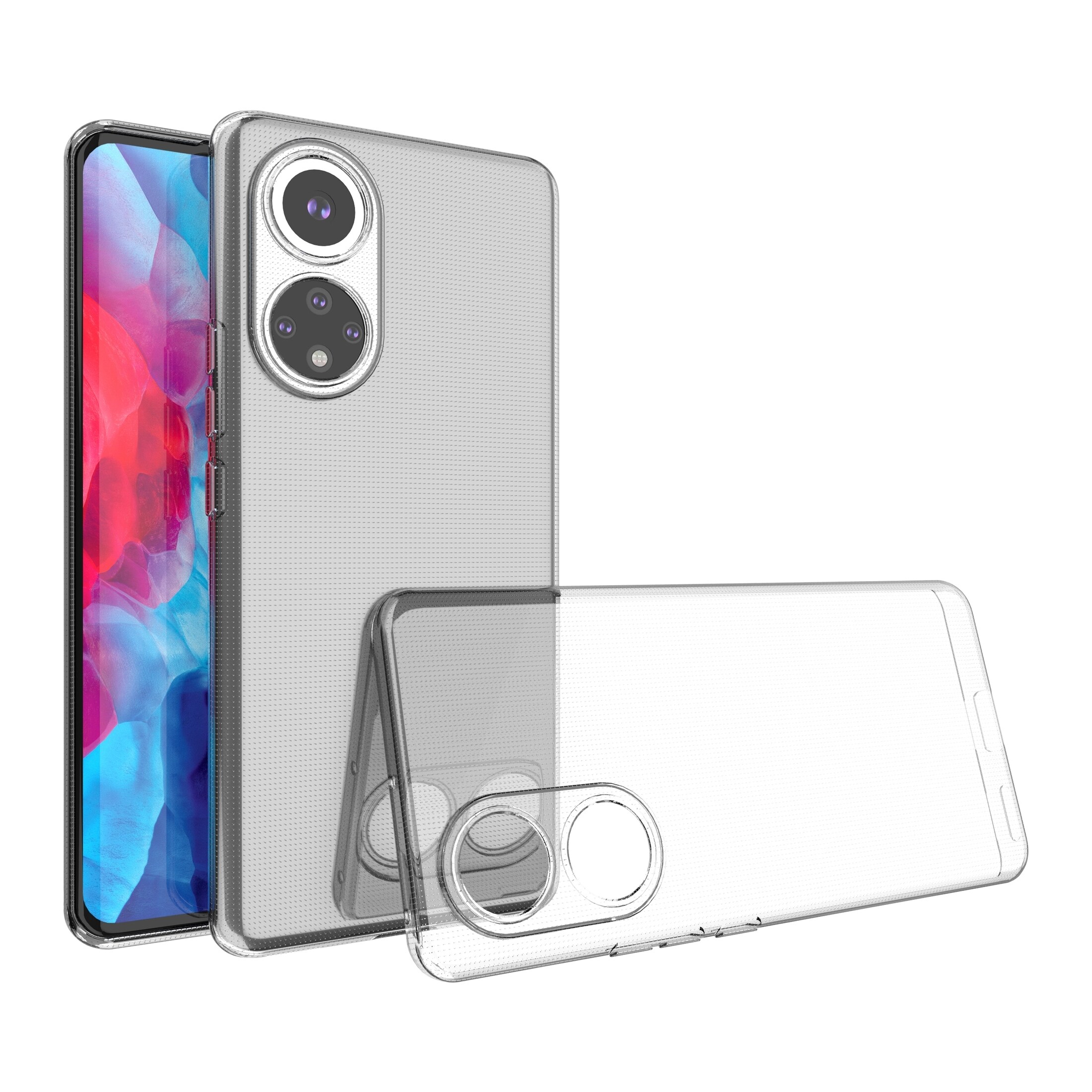 Ultra Clear 0,5 mm Honor 50 Pro geldeksel gjennomsiktig