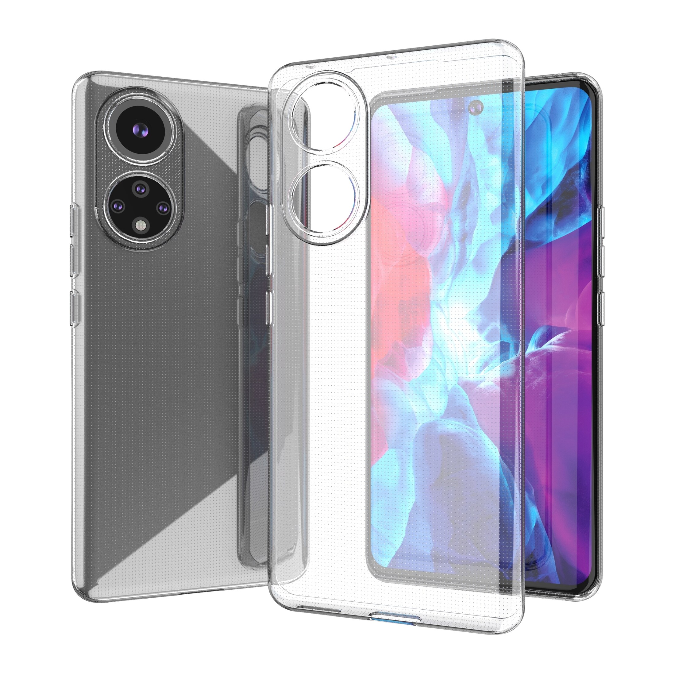 Ultra Clear 0,5 mm Honor 50 Pro geldeksel gjennomsiktig