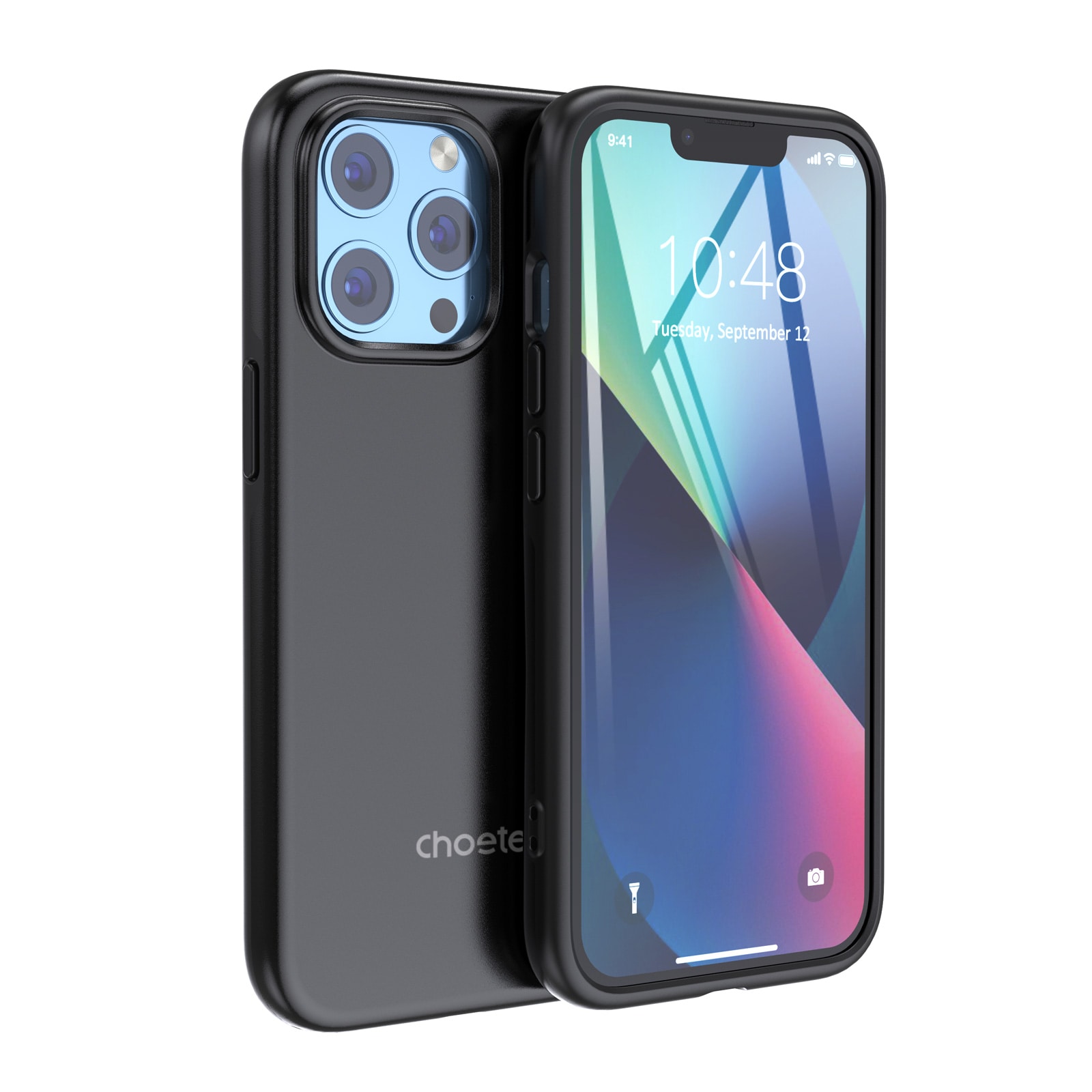 Choetech MFM Anti-drop-etui laget for MagSafe for iPhone 13 Pro svart (PC0113-MFM-BK)