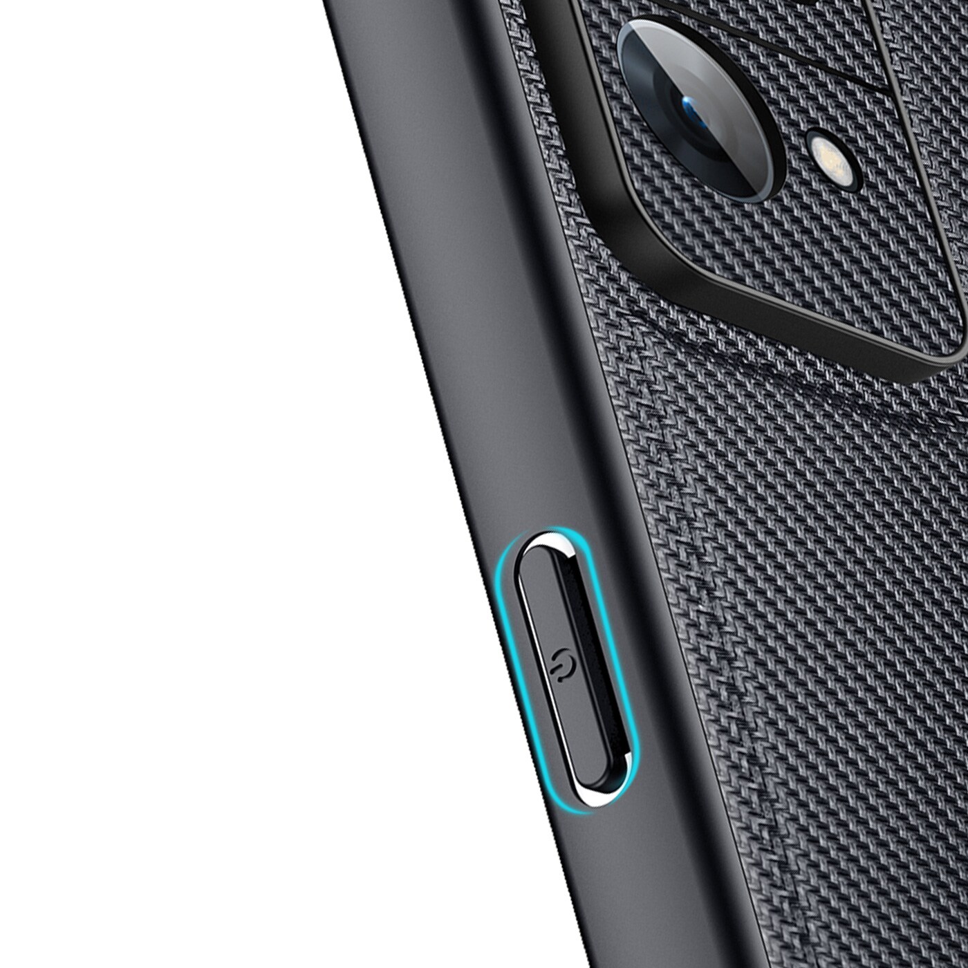 Dux Ducis Fino-deksel dekket med nylonmateriale Oppo Reno7 Pro 5G svart