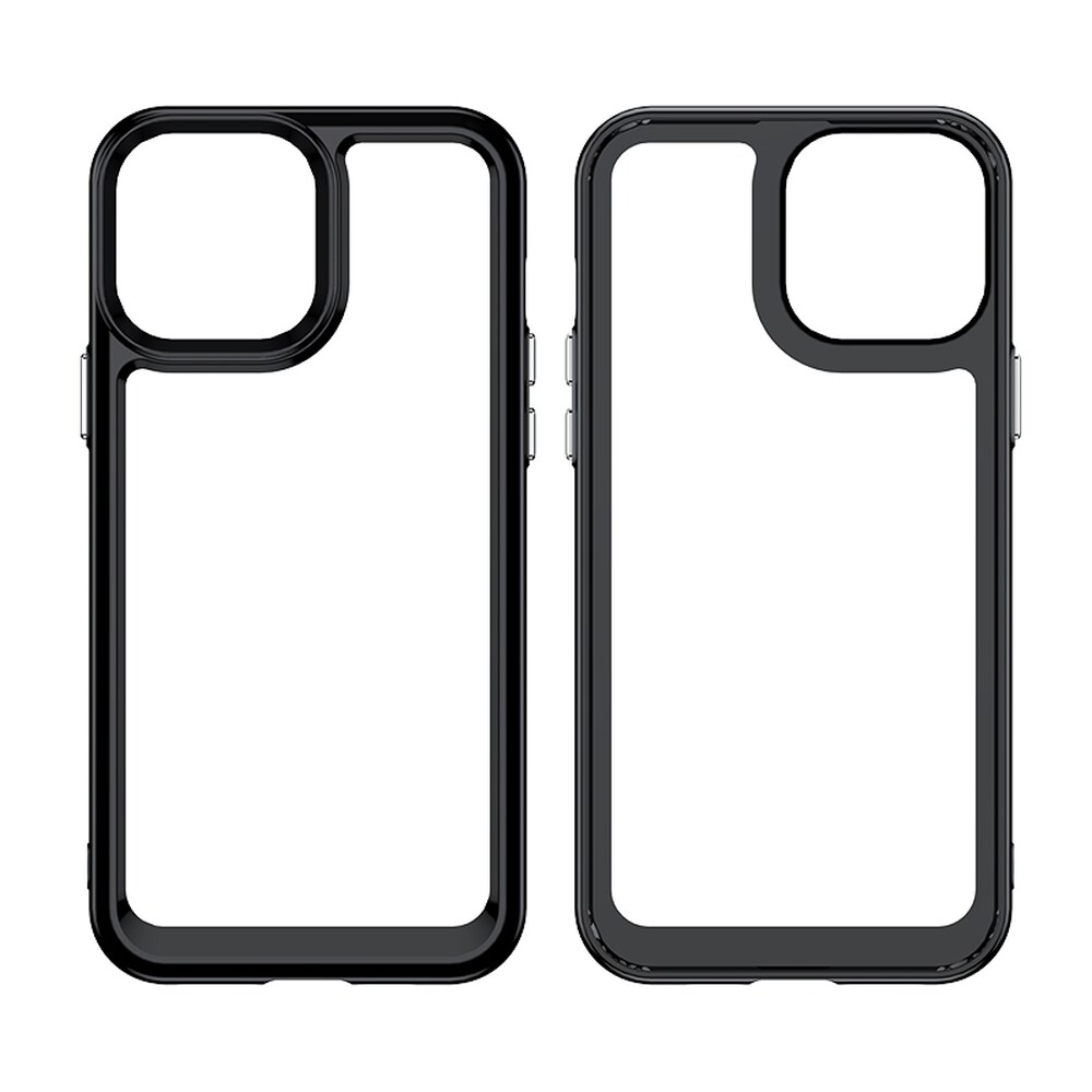 Outer Space Case for iPhone 12 Pro Max hardt deksel med gelramme blå
