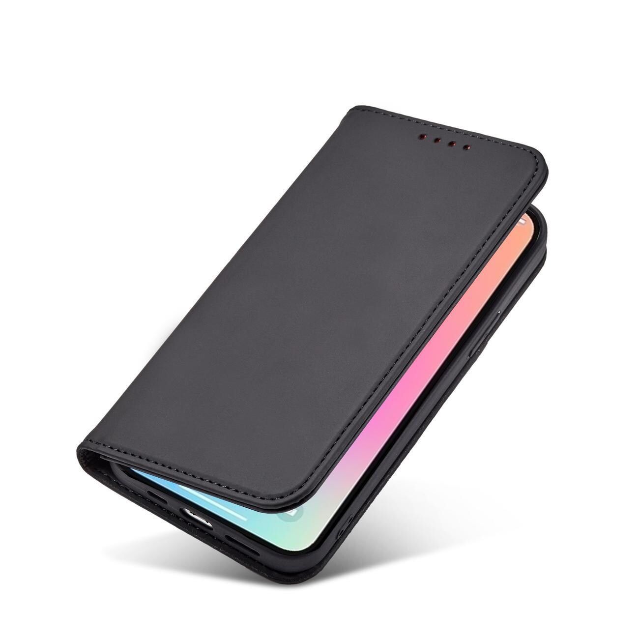 Magnet Kortveske for iPhone 13 Pro Veske Kortlommebok Kortholder Svart