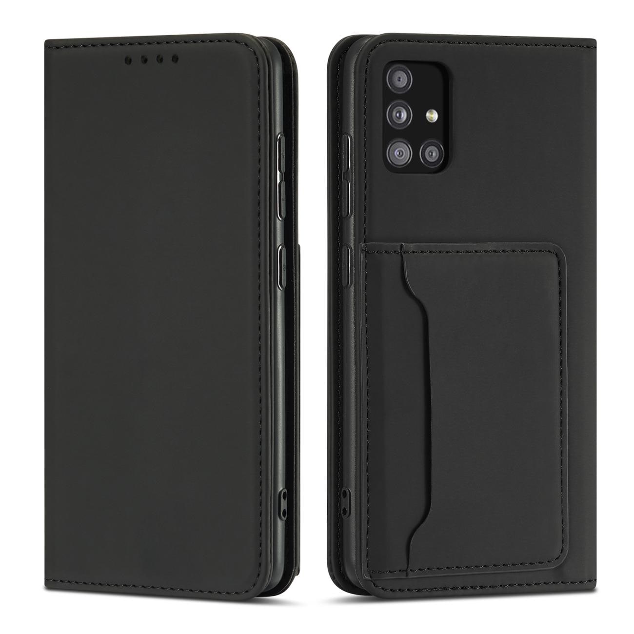 Magnet Kortveske Etui for Xiaomi Redmi Note 11 Pro Veske Lommebok Kortholder Svart