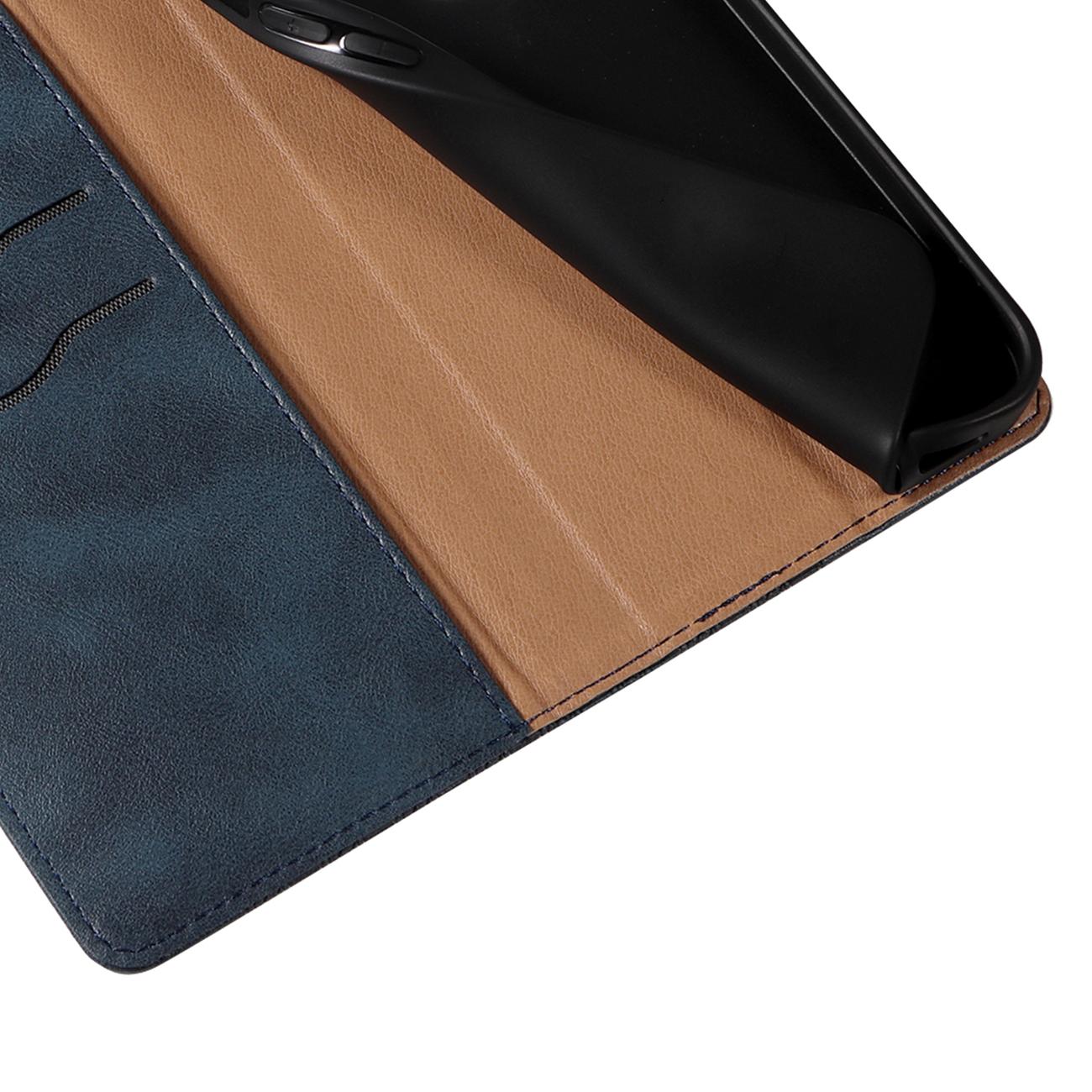 $ 0000062n Strap Case for Samsung Galaxy S22+ Pouch Wallet + Mini Lanyard Pendant Blue