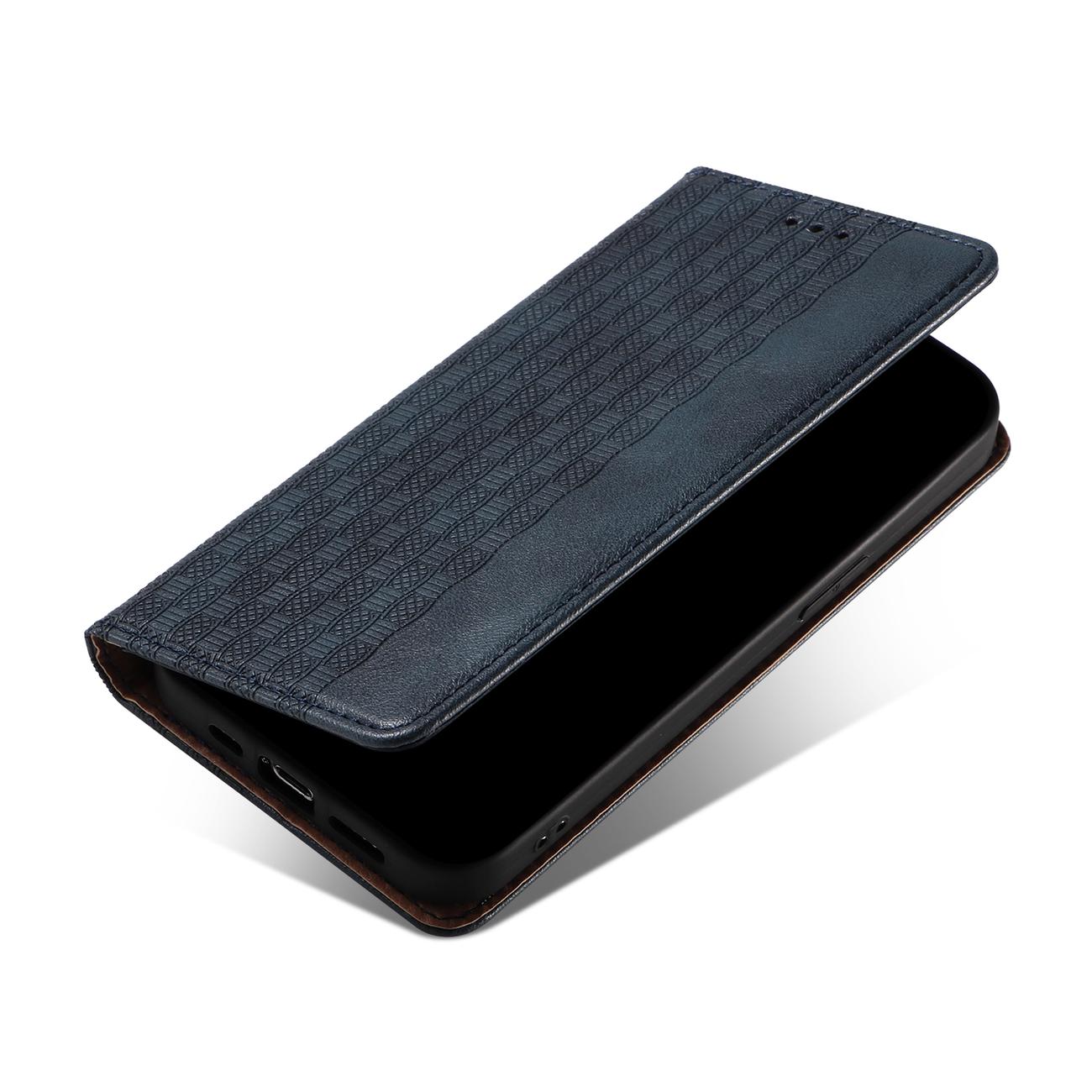 $ 0000062n Strap Case for Samsung Galaxy S22+ Pouch Wallet + Mini Lanyard Pendant Blue