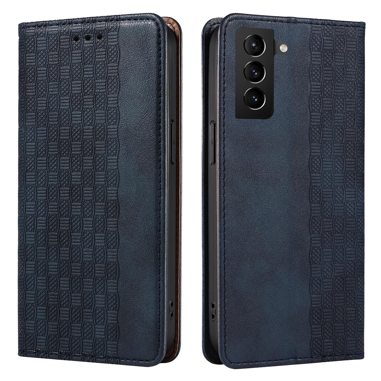 $ 0000062n Strap Case for Samsung Galaxy S22+ Pouch Wallet + Mini Lanyard Pendant Blue
