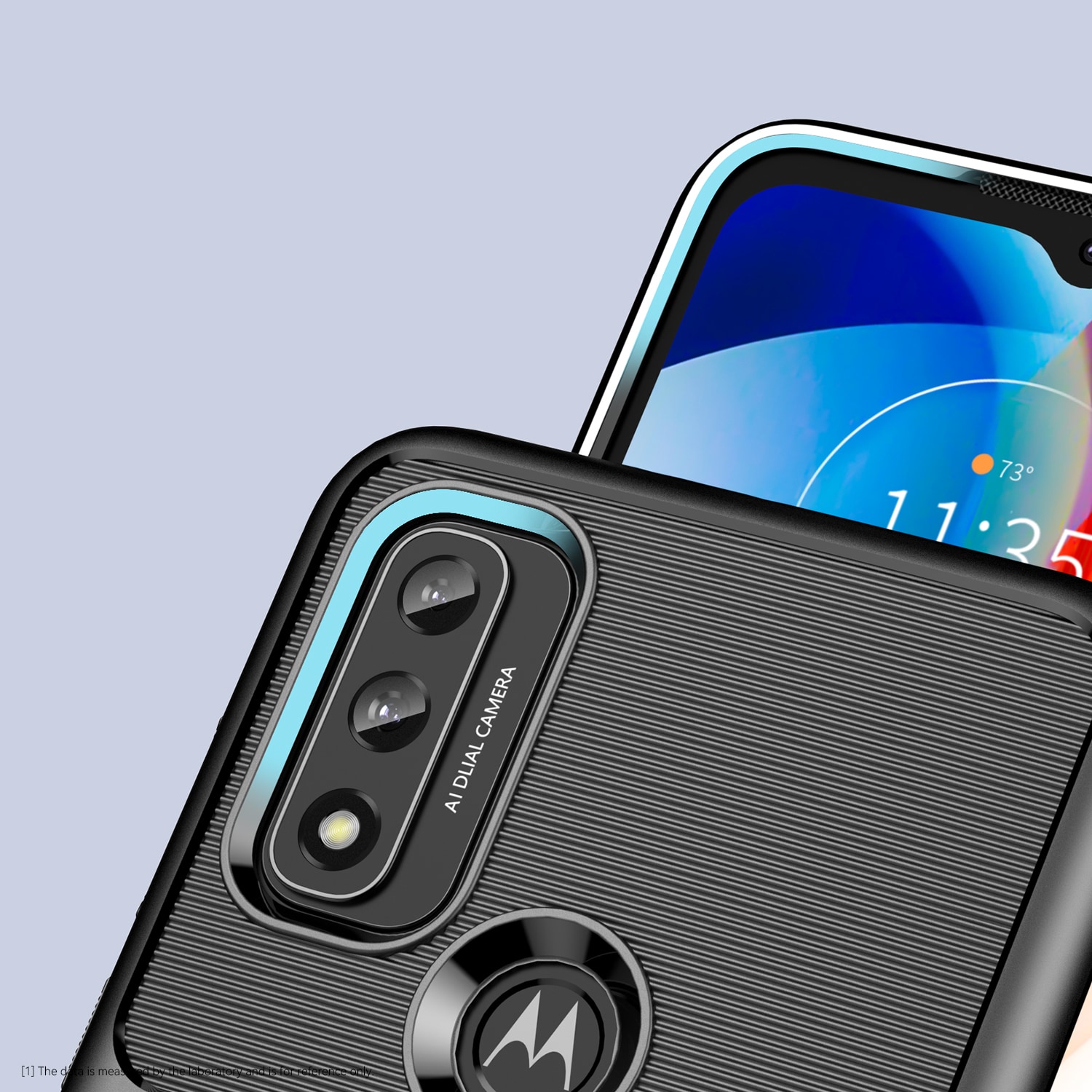 Thunder Case fleksibelt pansredeksel for Motorola Moto G Play 2022 svart
