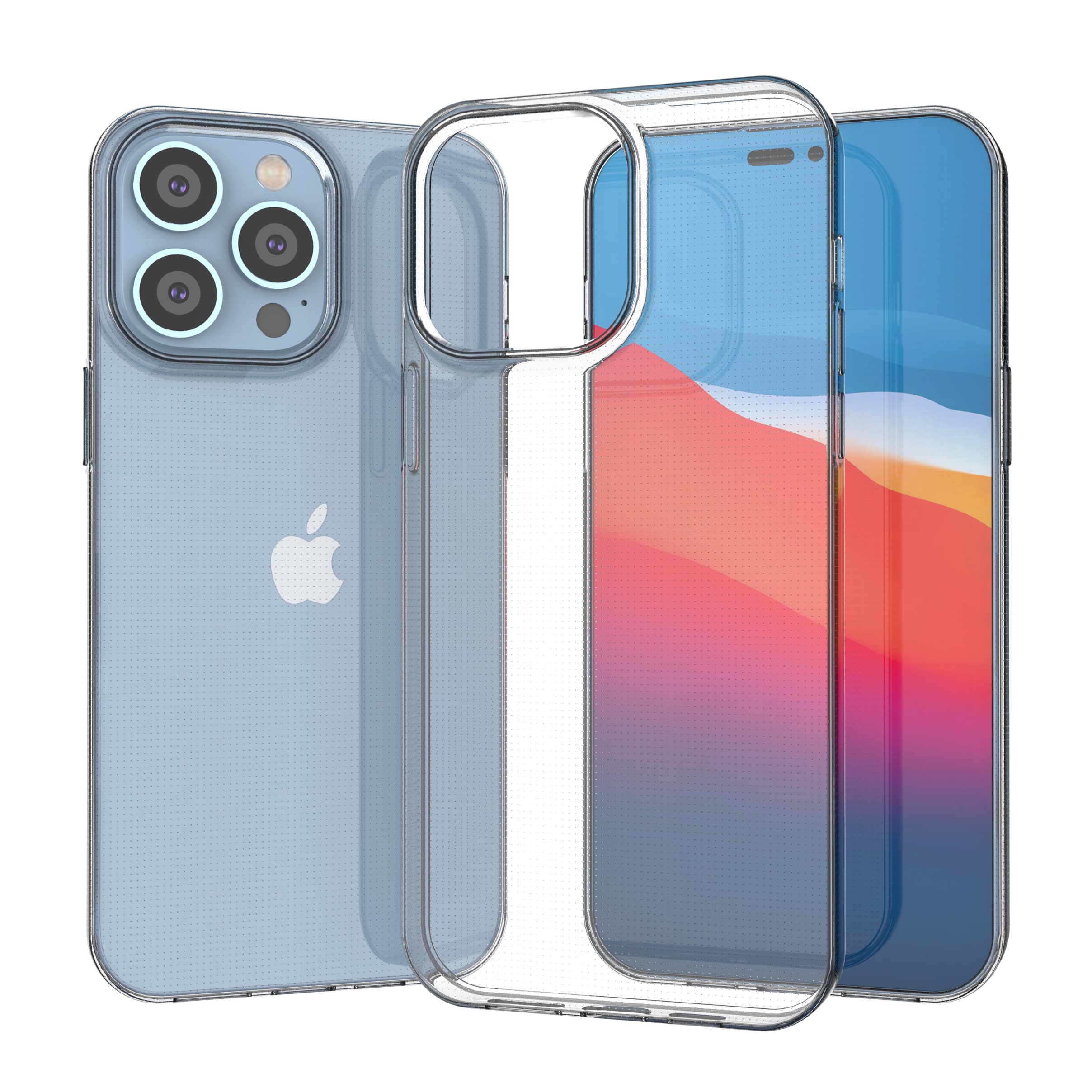 Ultra Clear 0,5 mm iPhone 14 Pro Max dekselgel gjennomsiktig