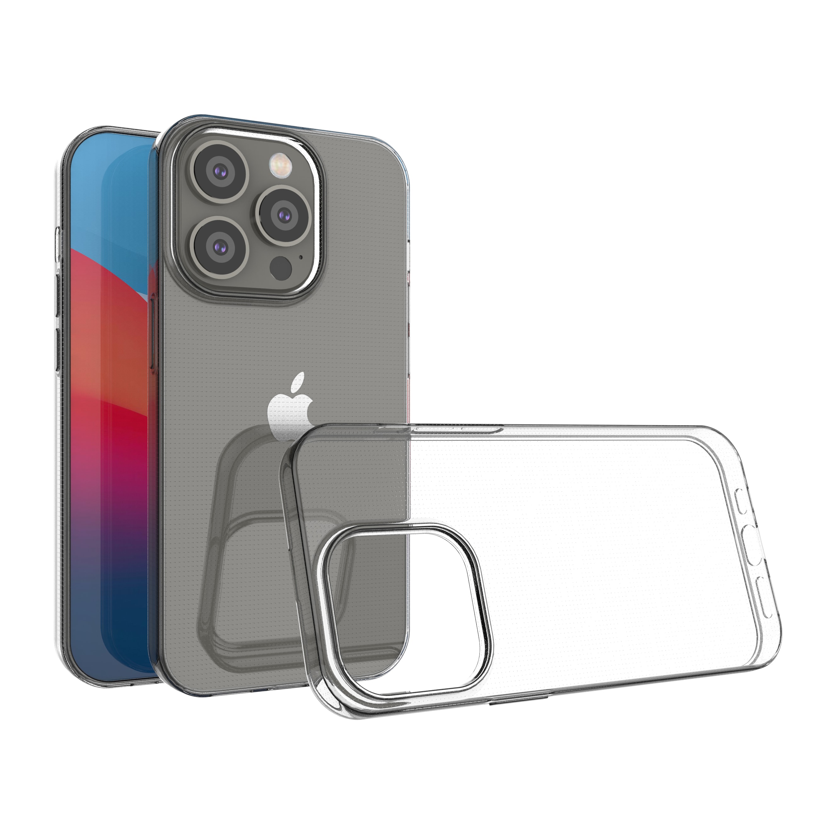 Ultra Clear 0,5 mm iPhone 14 Pro cover gel transparent