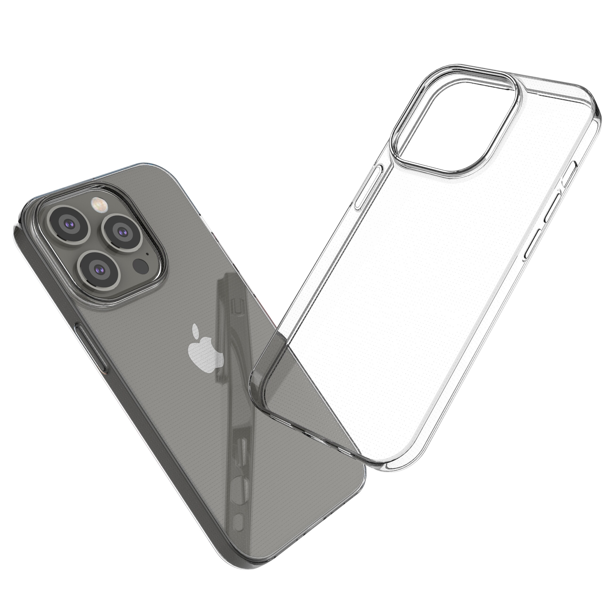 Ultra Clear 0,5 mm iPhone 14 Pro cover gel transparent