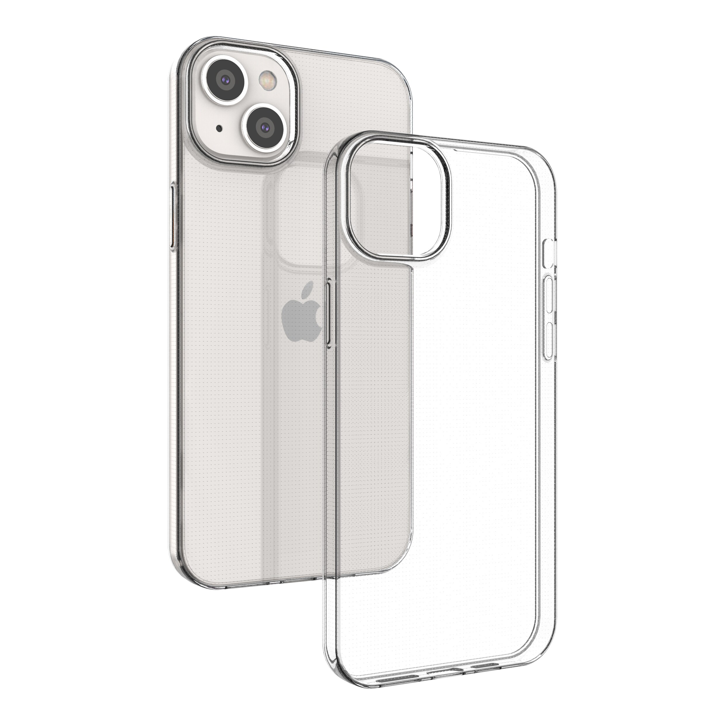 Geldeksel for Ultra Clear 0,5 mm iPhone 14 Max gjennomsiktig