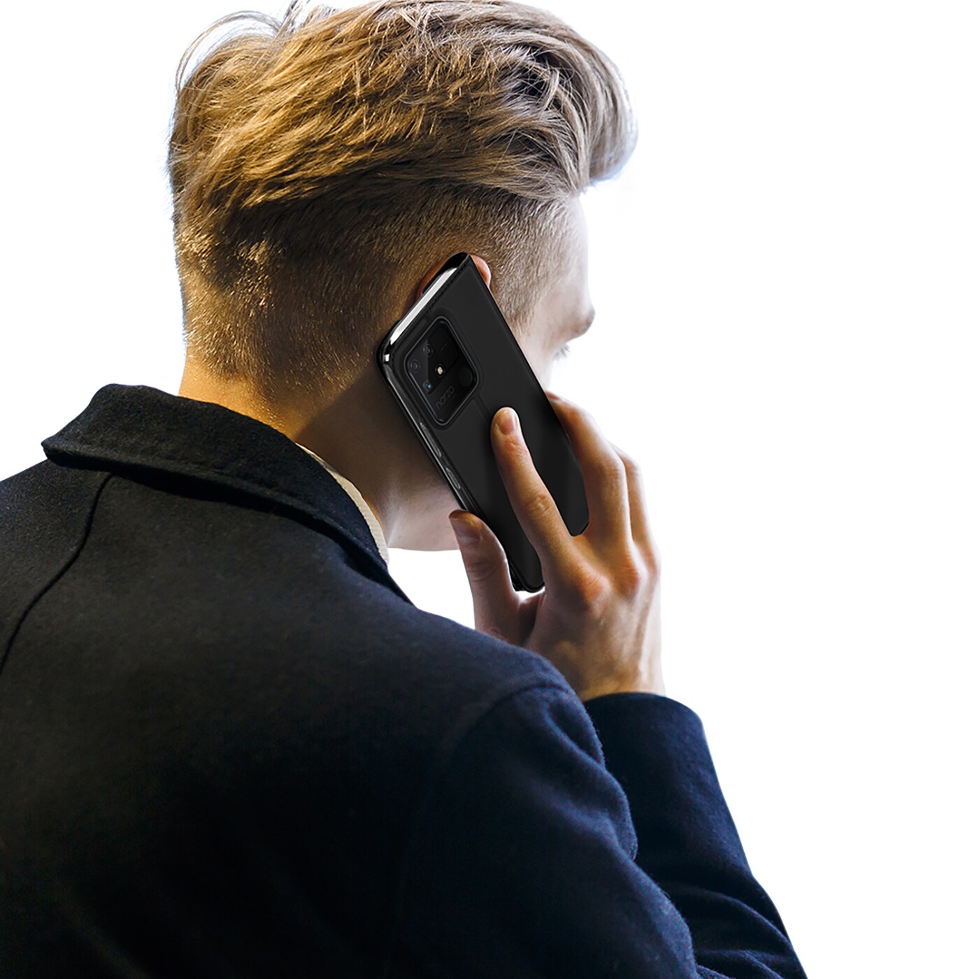 Dux Ducis Skin Pro hylsterdeksel med klaff Realme Narzo 50A svart