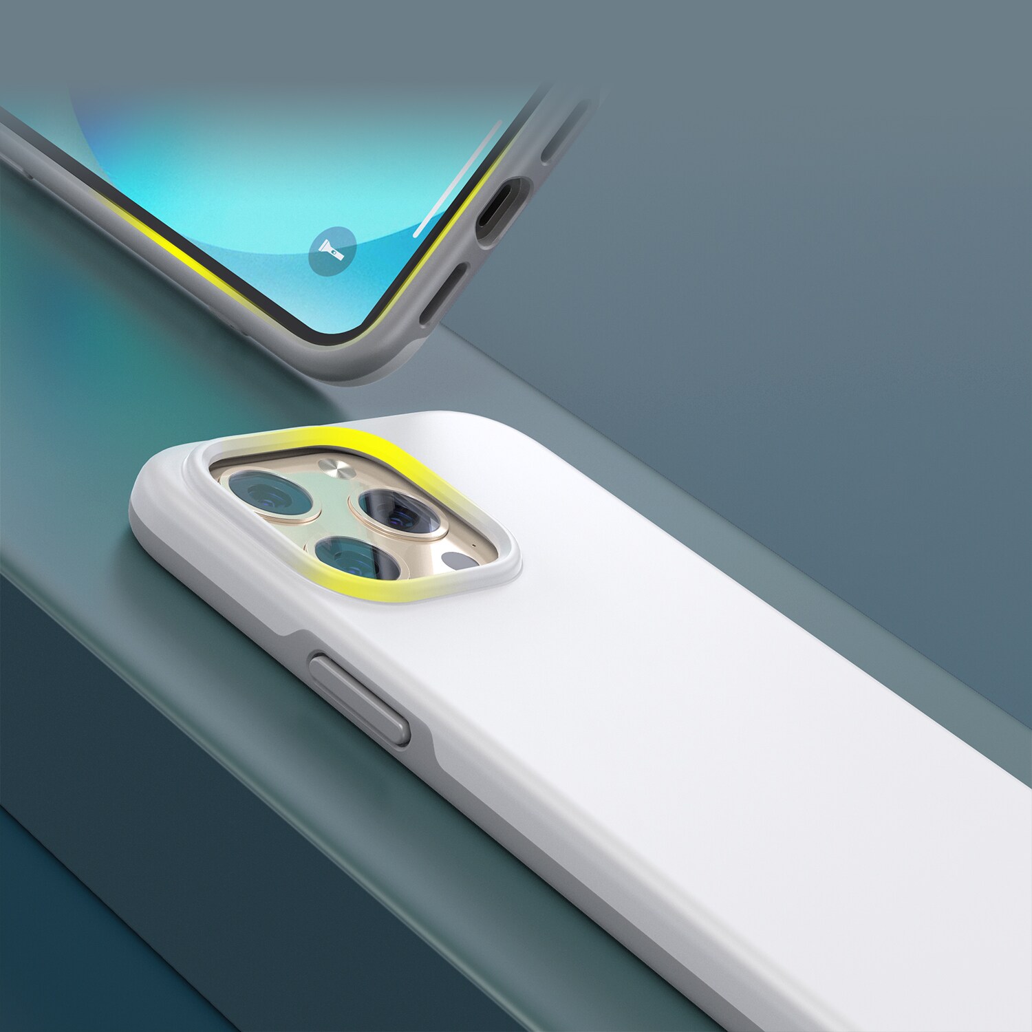 Choetech MFM Anti-drop-deksel for iPhone 13 Pro Max hvit (PC0114-MFM-WH)