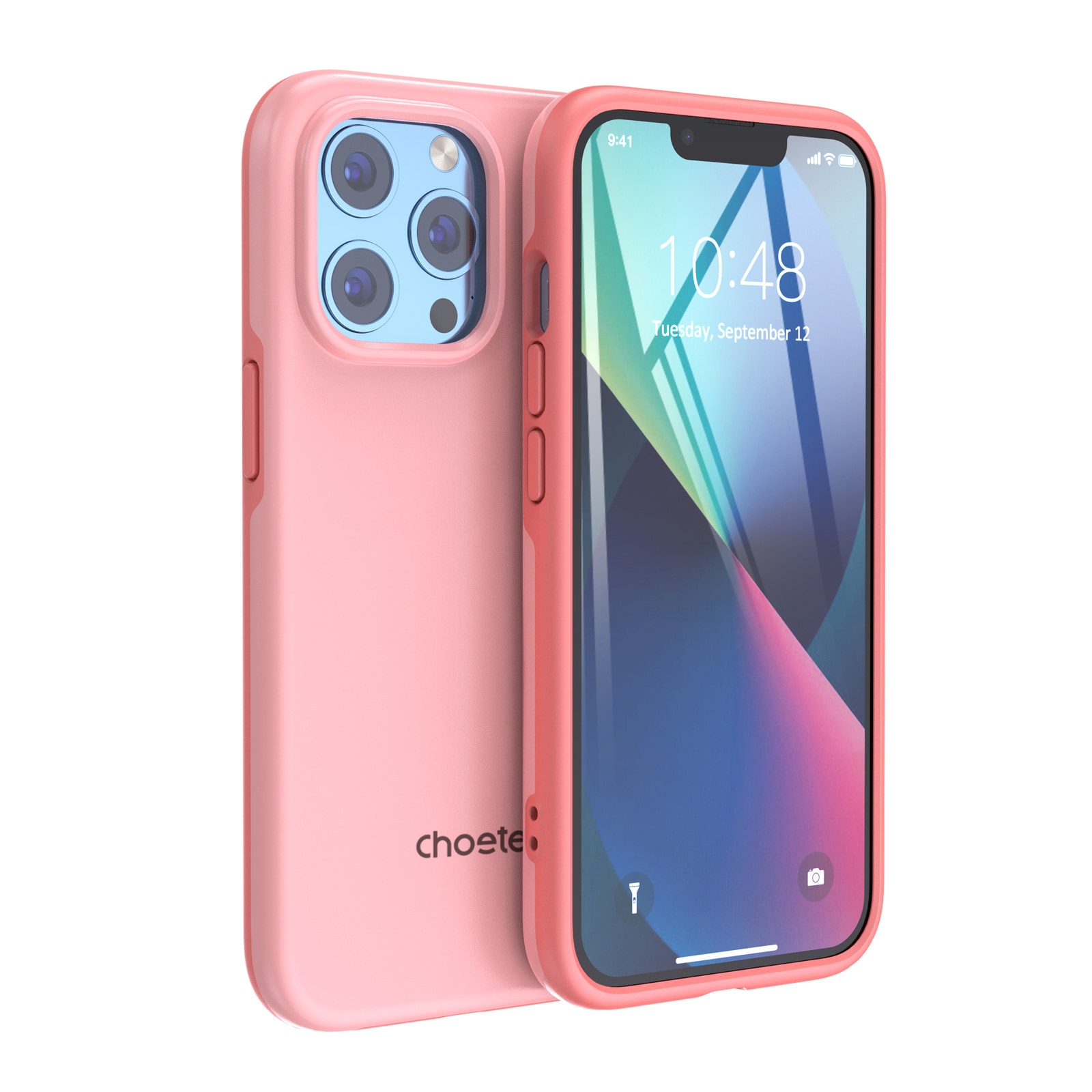 Choetech MFM Anti-drop-etui laget for MagSafe for iPhone 13 Pro rosa (PC0113-MFM-PK)