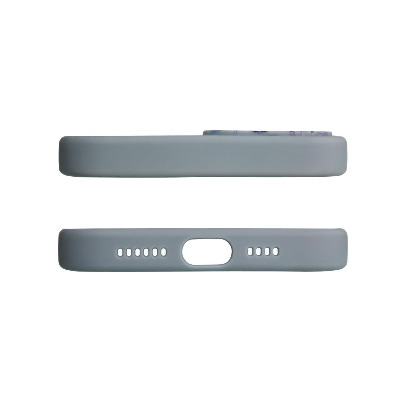 Designveske for iPhone 12 Pro Max blomstertaske mørkeblå