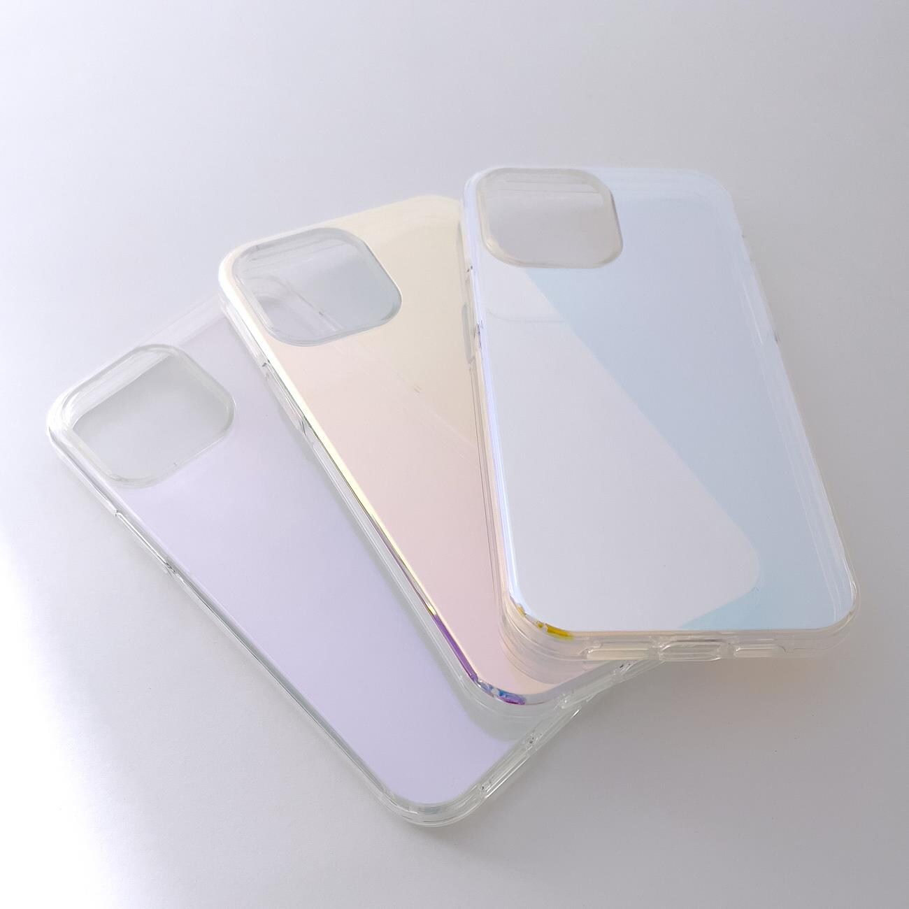 Aurora Case-etui til iPhone 12 Pro Max Gel Neon Blue-deksel
