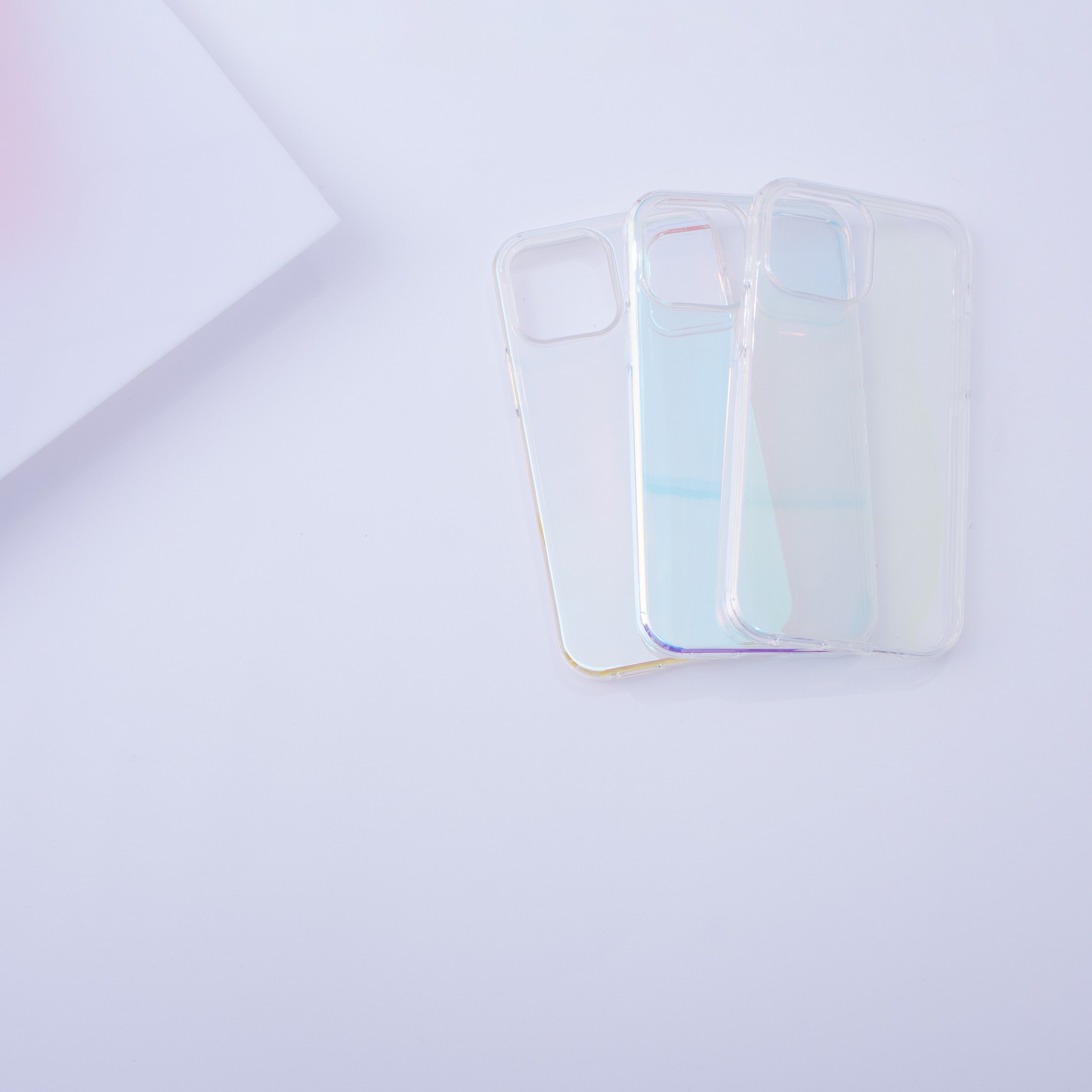 Aurora Case-etui for iPhone 13 Pro gel neon deksel lilla