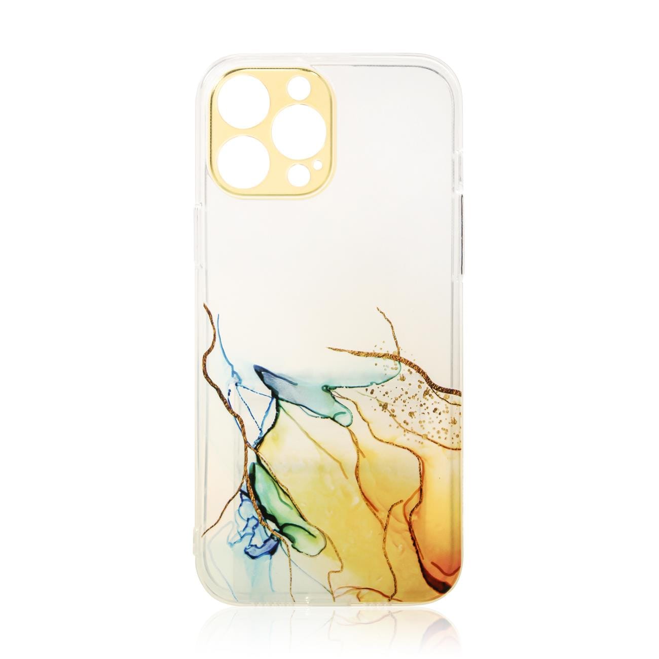 Marmordeksel for Xiaomi Redmi Note 11 Gel Cover Orange Marble