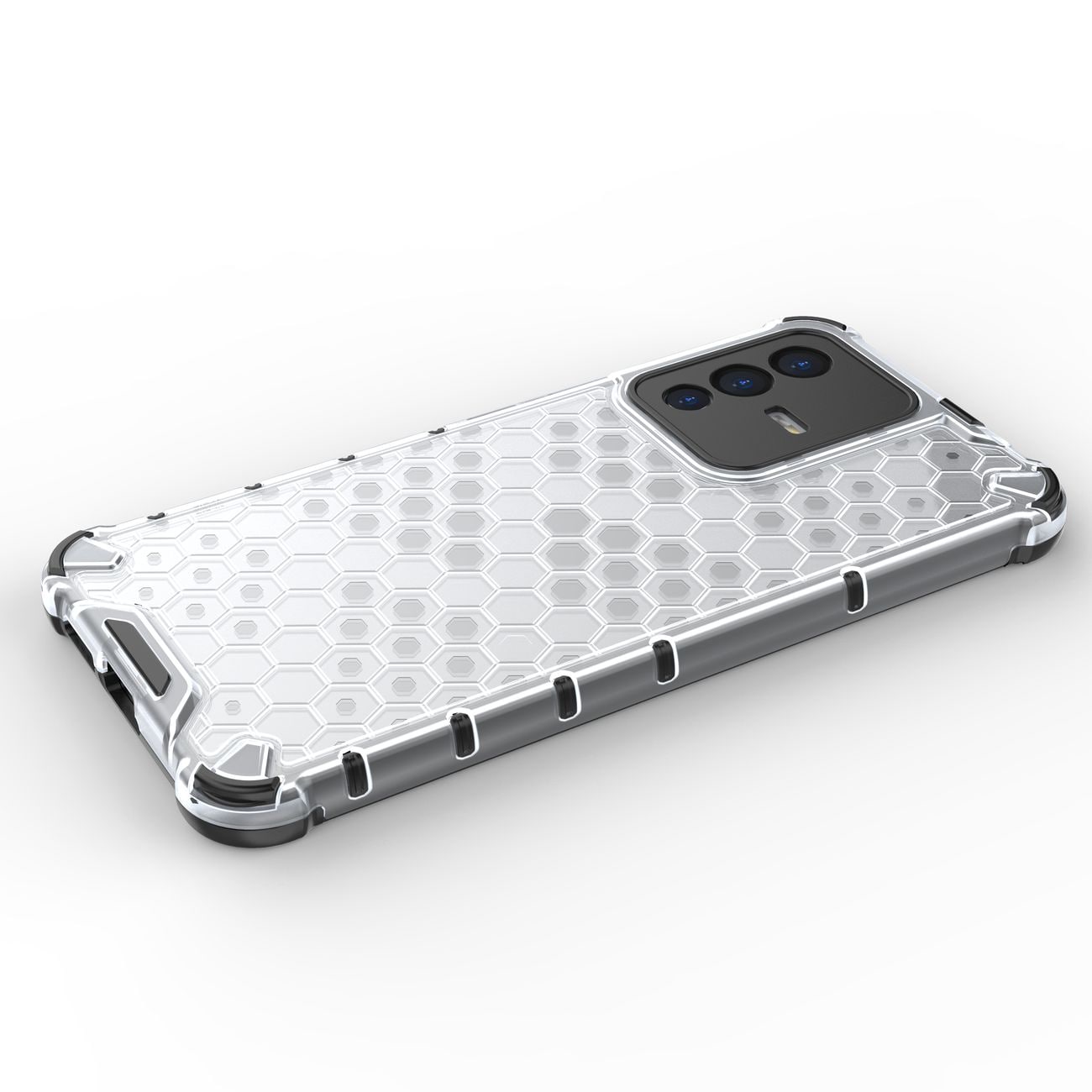 Honeycomb-etui pansret deksel med gelramme Vivo V23 5G svart