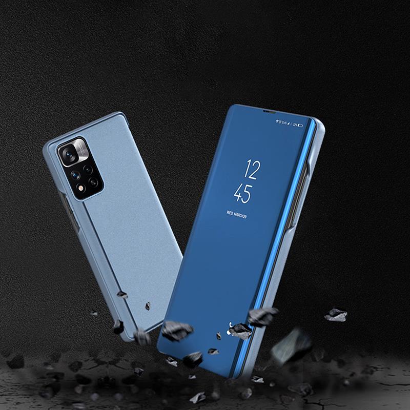 Clear View Case-deksel for Oppo A76 / Oppo A36 / Realme 9i svart