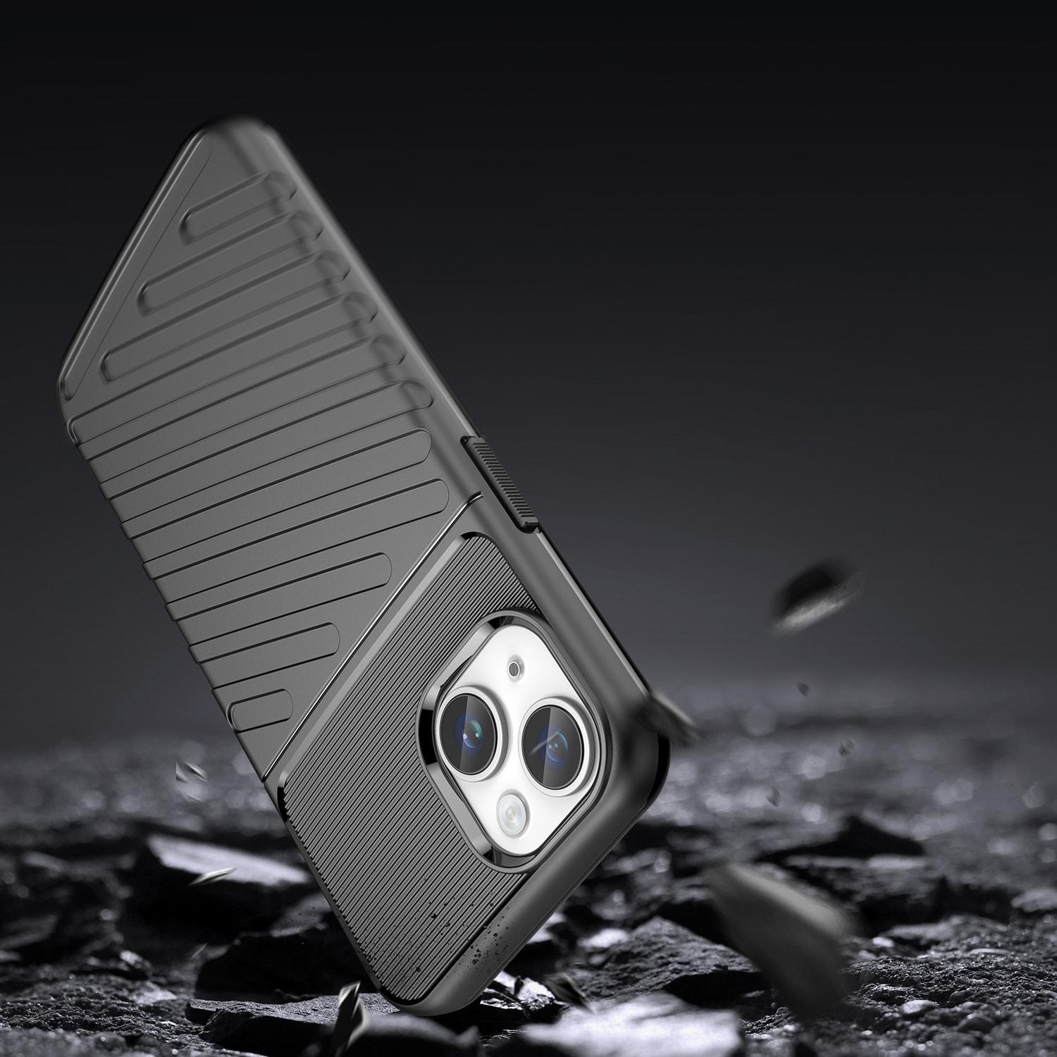 Thunder Case iPhone 14 Plus pansret veske svart