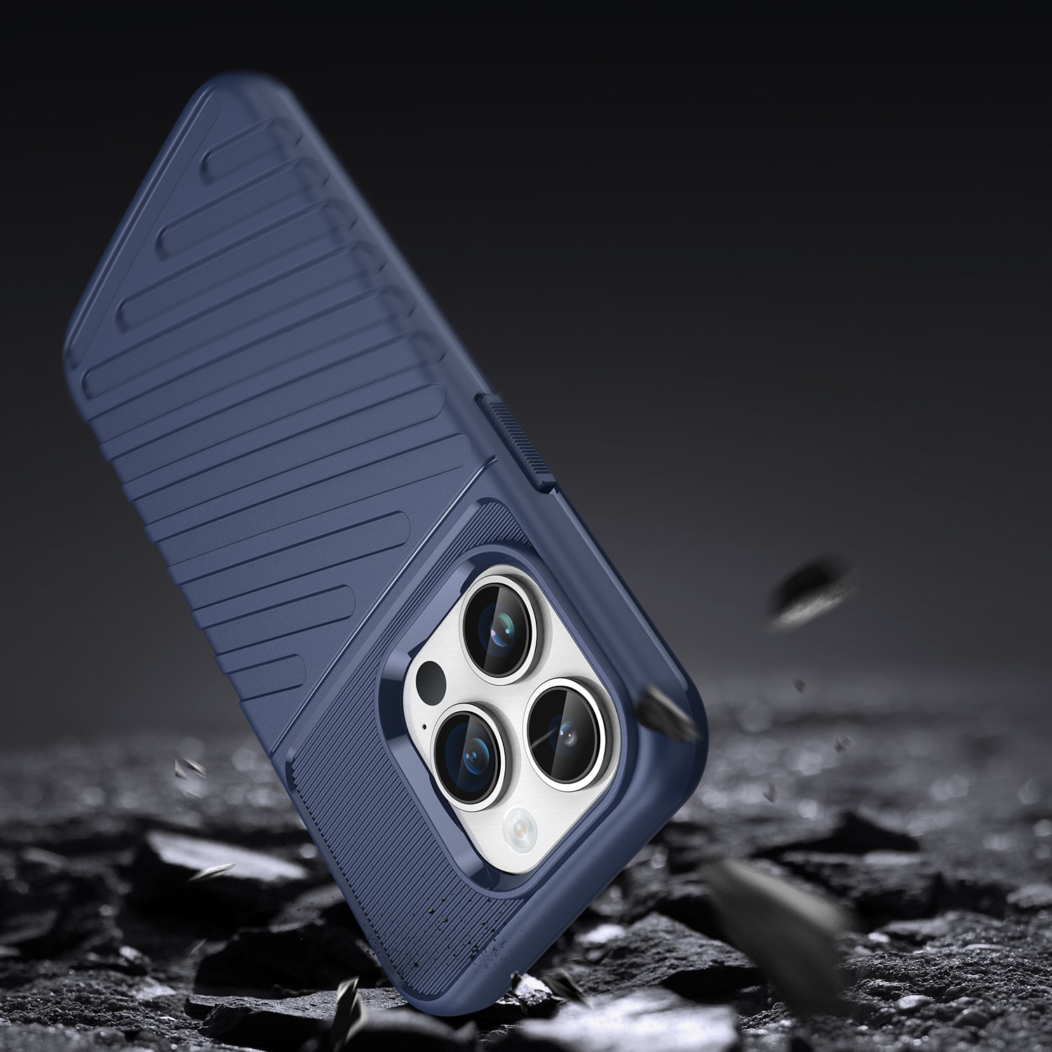 Thunder Case iPhone 14 Pro blå pansret koffert