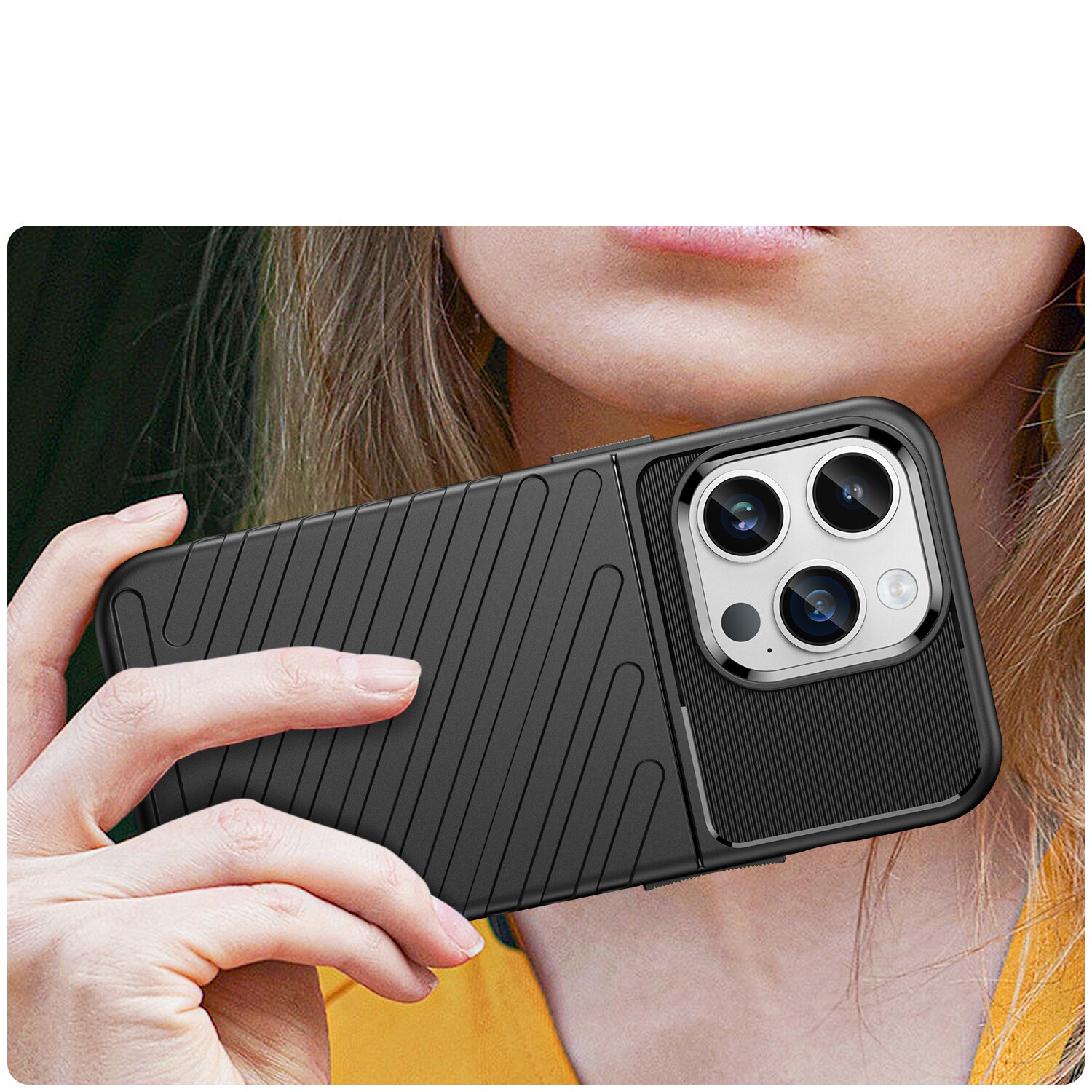 Thunder Case iPhone 14 Pro Max pansret koffert svart