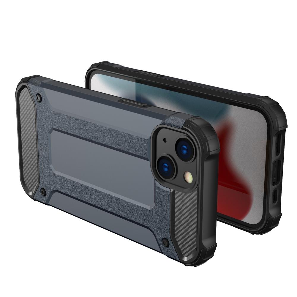 Hybrid Armor-etui iPhone 14 Plus pansret hybridveske svart