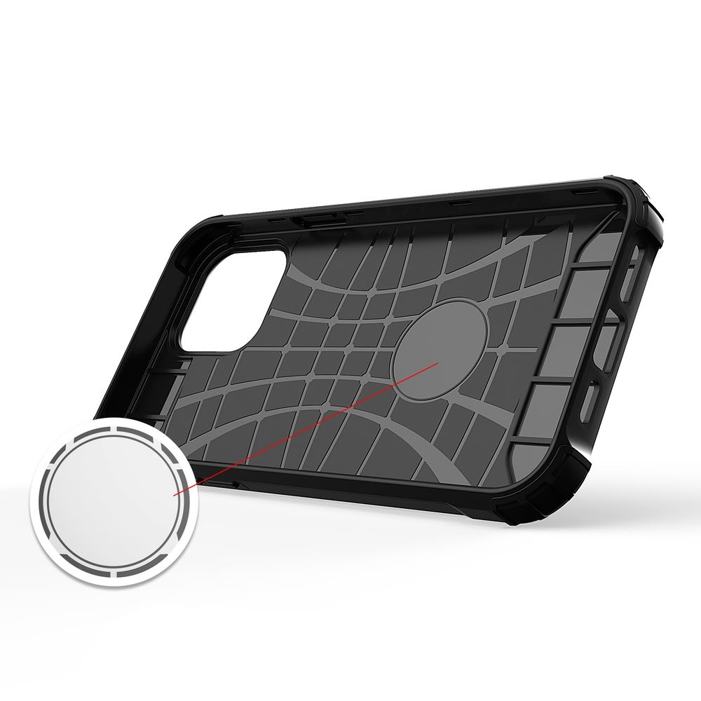 Hybrid Armor-etui iPhone 14 Plus pansret hybridveske svart