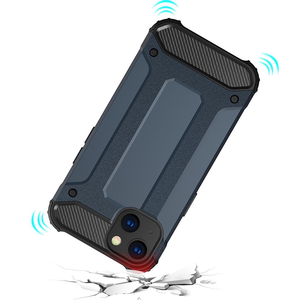 Hybrid Armor-etui iPhone 14 Plus pansret hybridveske svart