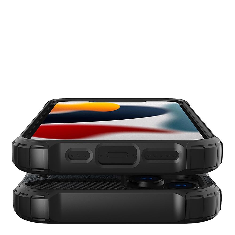 Hybrid Armor-etui iPhone 14 Plus pansret hybridveske svart