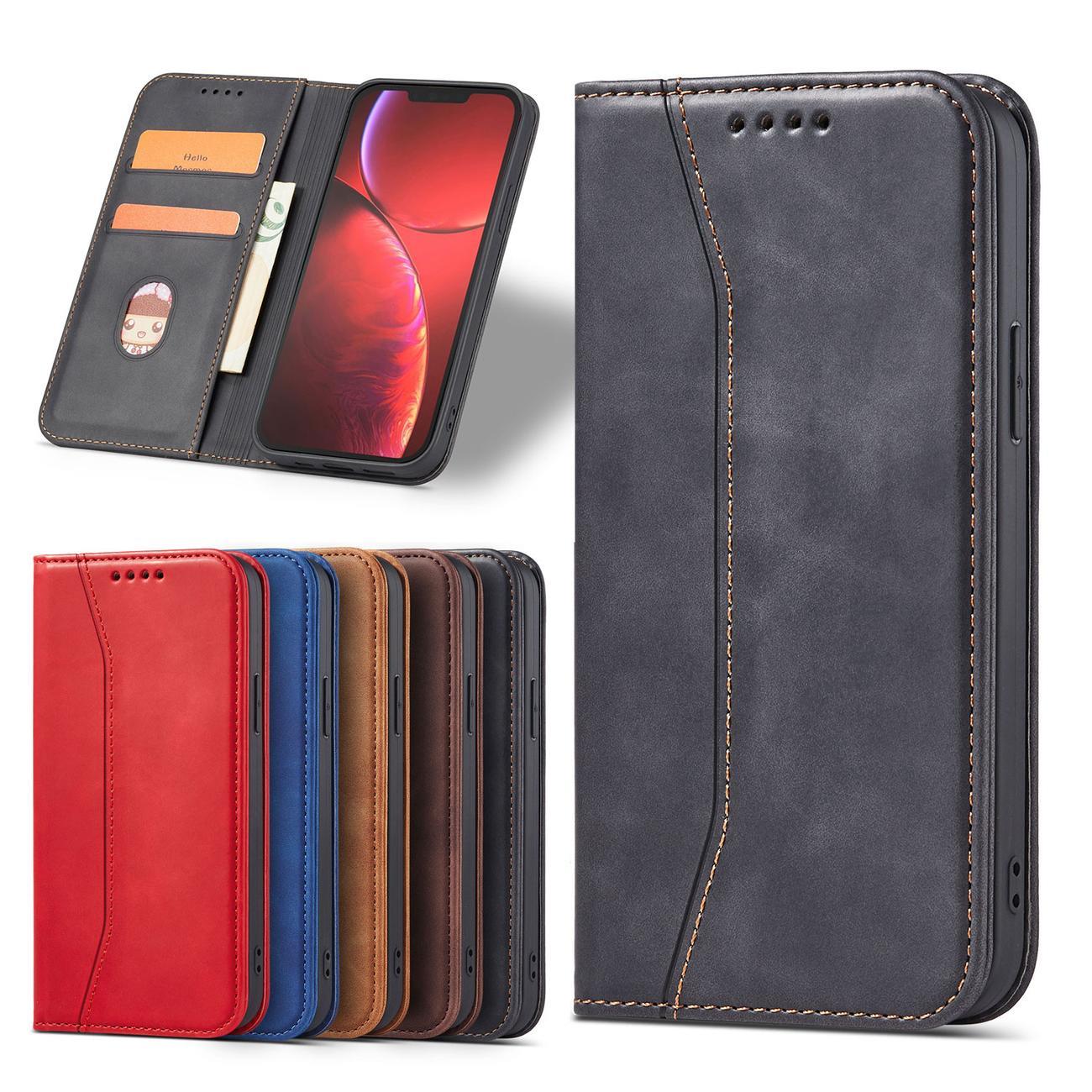 $ 0000062n Fancy Case-etui for $ 0000010n 14 Plus flip cover lommebokstativ svart