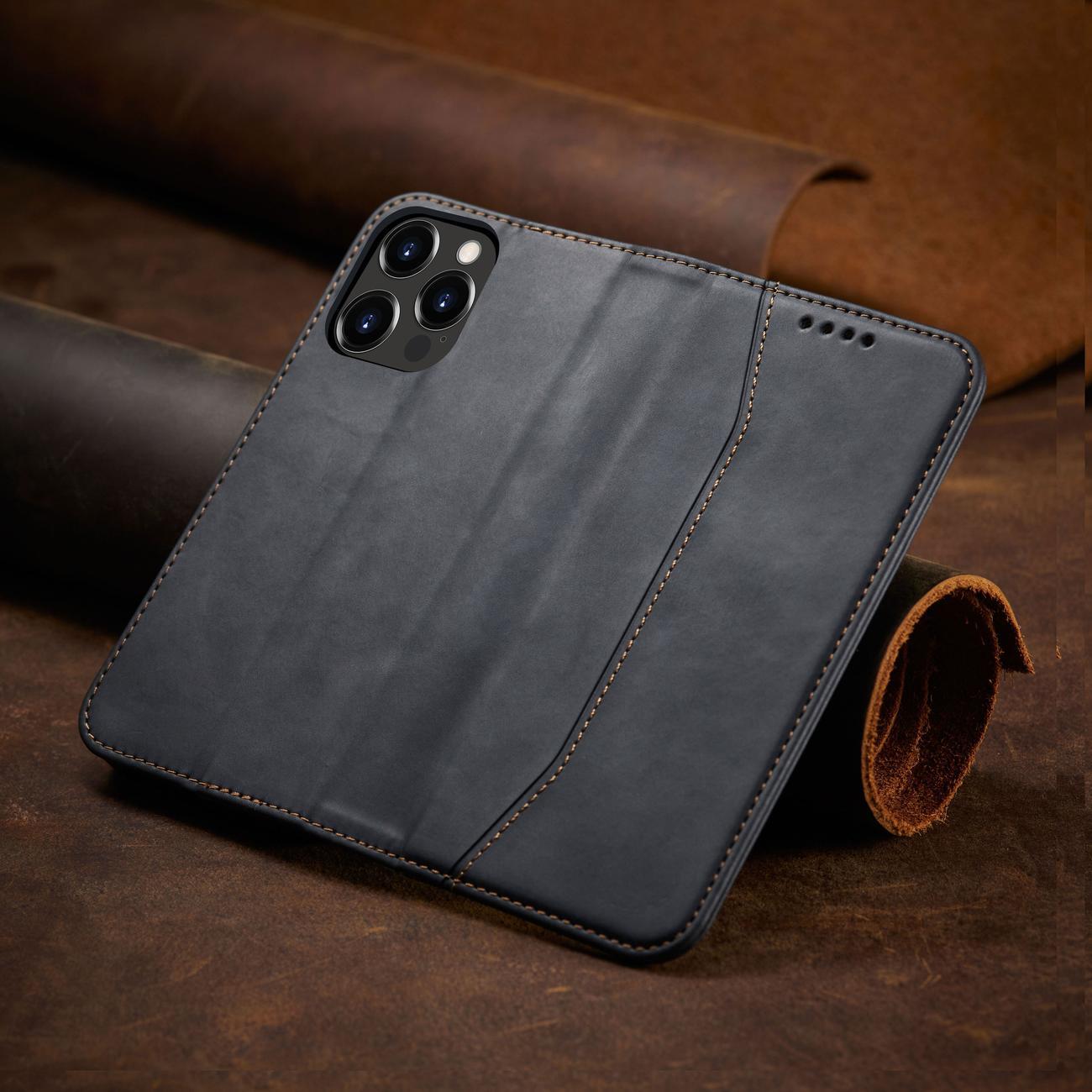 $ 0000062n Fancy Case-etui for $ 0000010n 14 Plus flip cover lommebokstativ svart