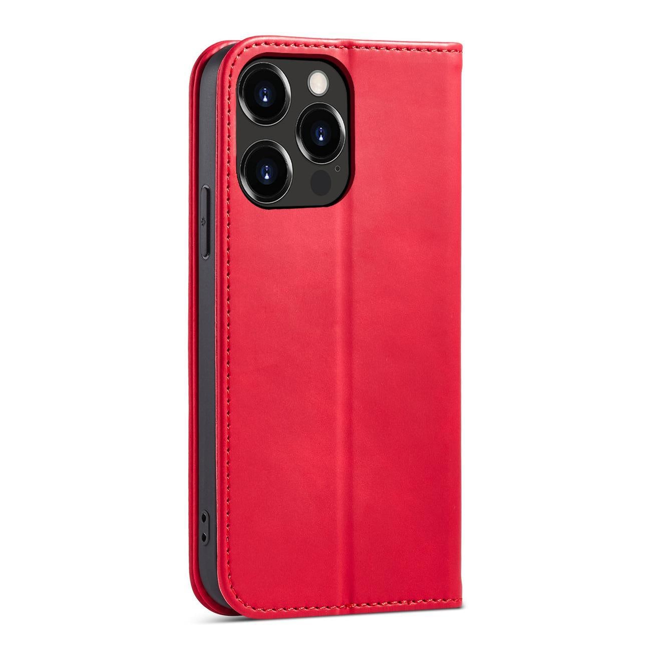 $ 0000062n Fancy Case-etui for $ 0000010n 14 Plus flip cover lommebokstativ rød