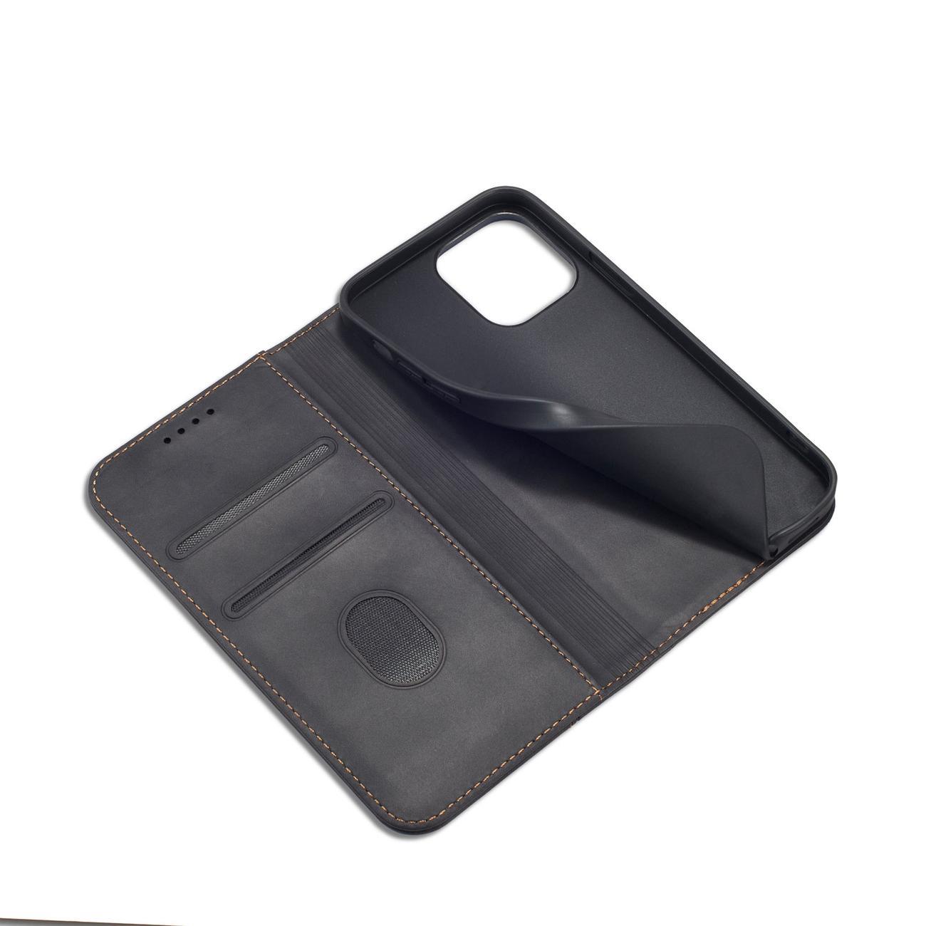 $ 0000062n Fancy Case-etui for $ 0000010n 14 Pro flip cover lommebokstativ svart