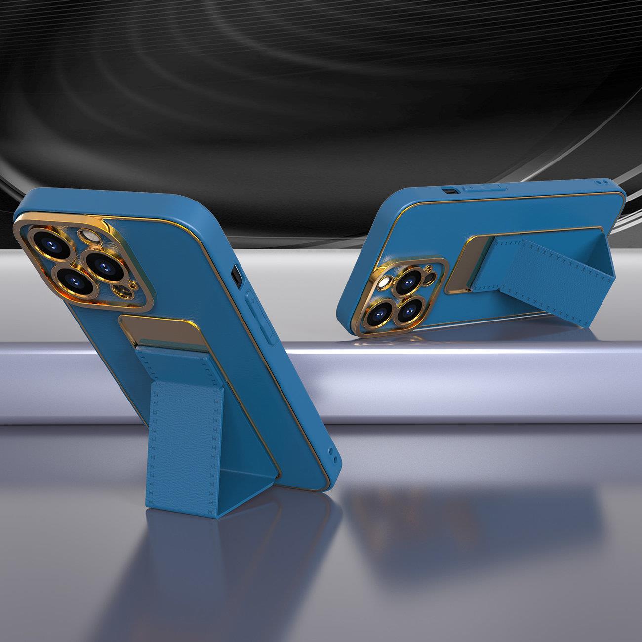 Nytt Kickstand-etui for iPhone 13 Pro med stativ rød