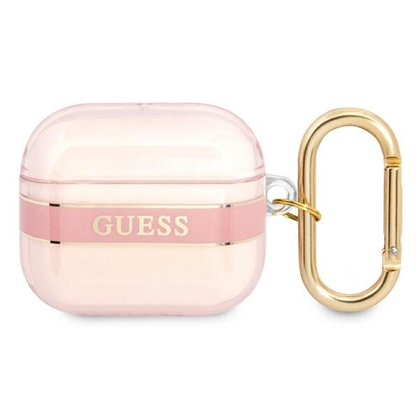 Guess GUA3HHTSP AirPods 3-deksel rosa/rosa Strap Collection