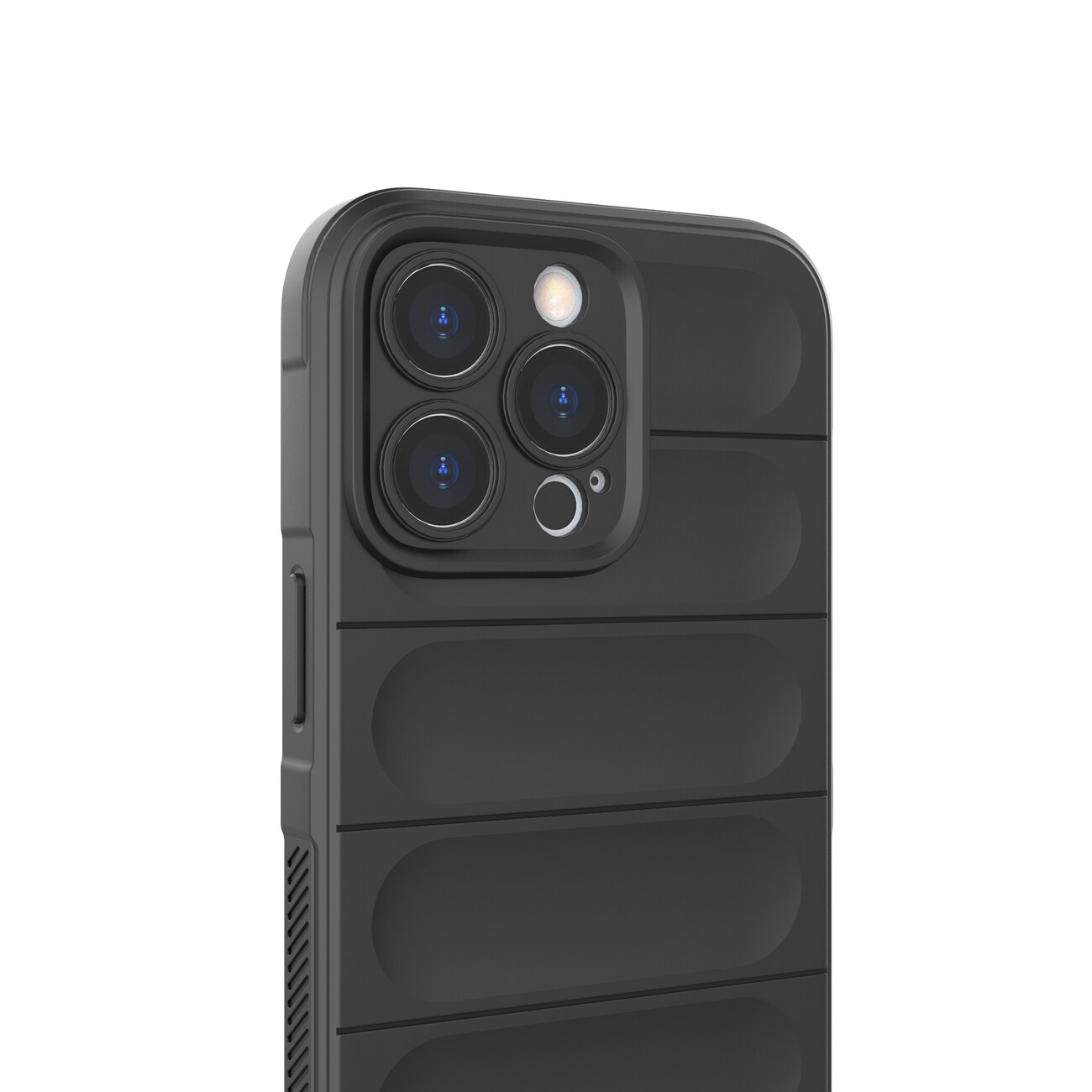 Magic Shield-etui for iPhone 13 Pro fleksibelt pansredeksel svart