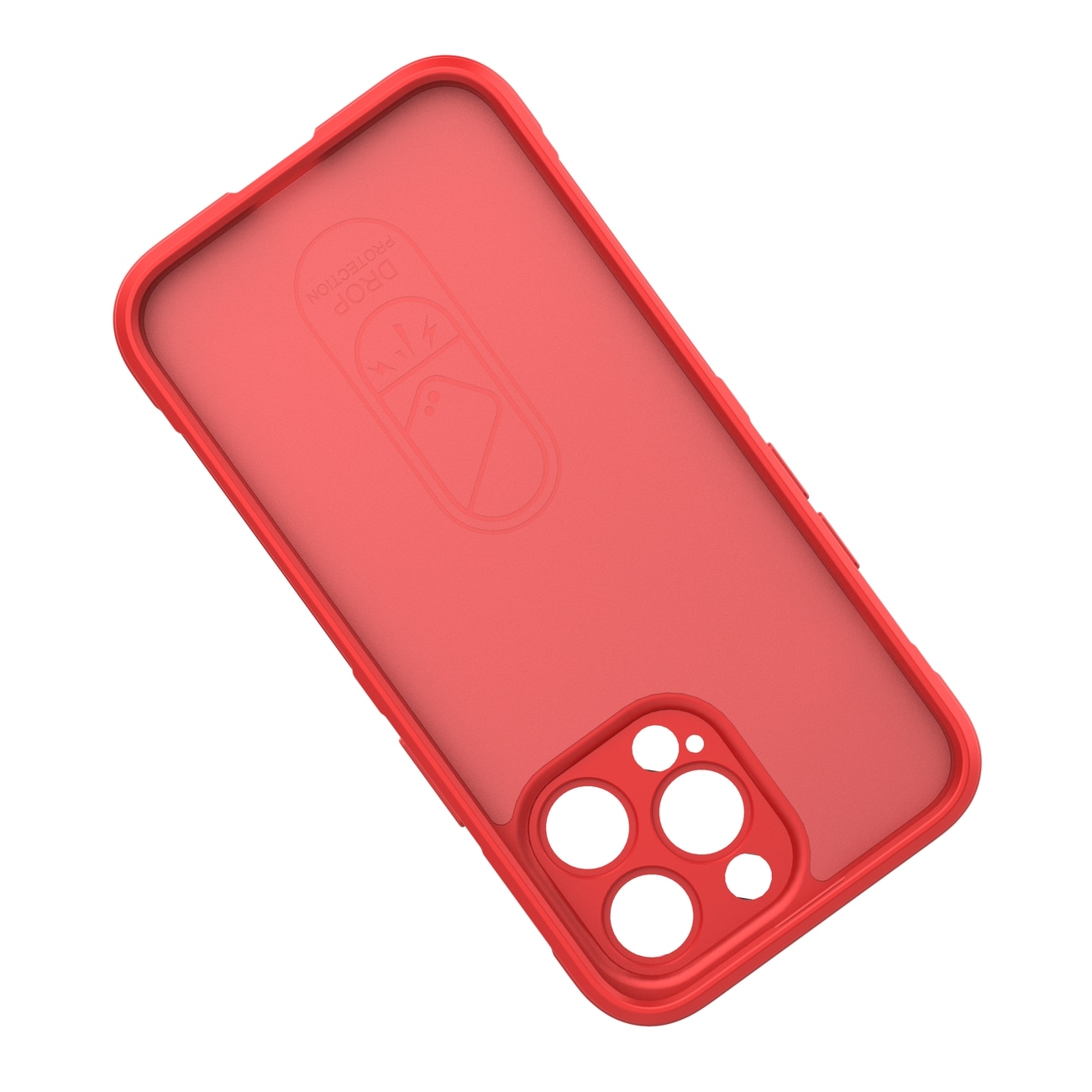 Magic Shield-etui for iPhone 13 Pro fleksibelt pansredeksel rødt