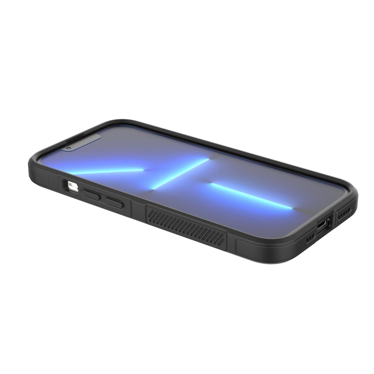 Magic Shield Case-etui til iPhone 13 Pro Max fleksibelt panseretui mørkeblått