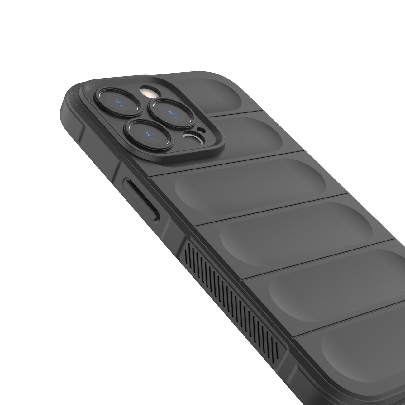 Magic Shield-etui for iPhone 13 Pro fleksibelt pansredeksel mørkeblått