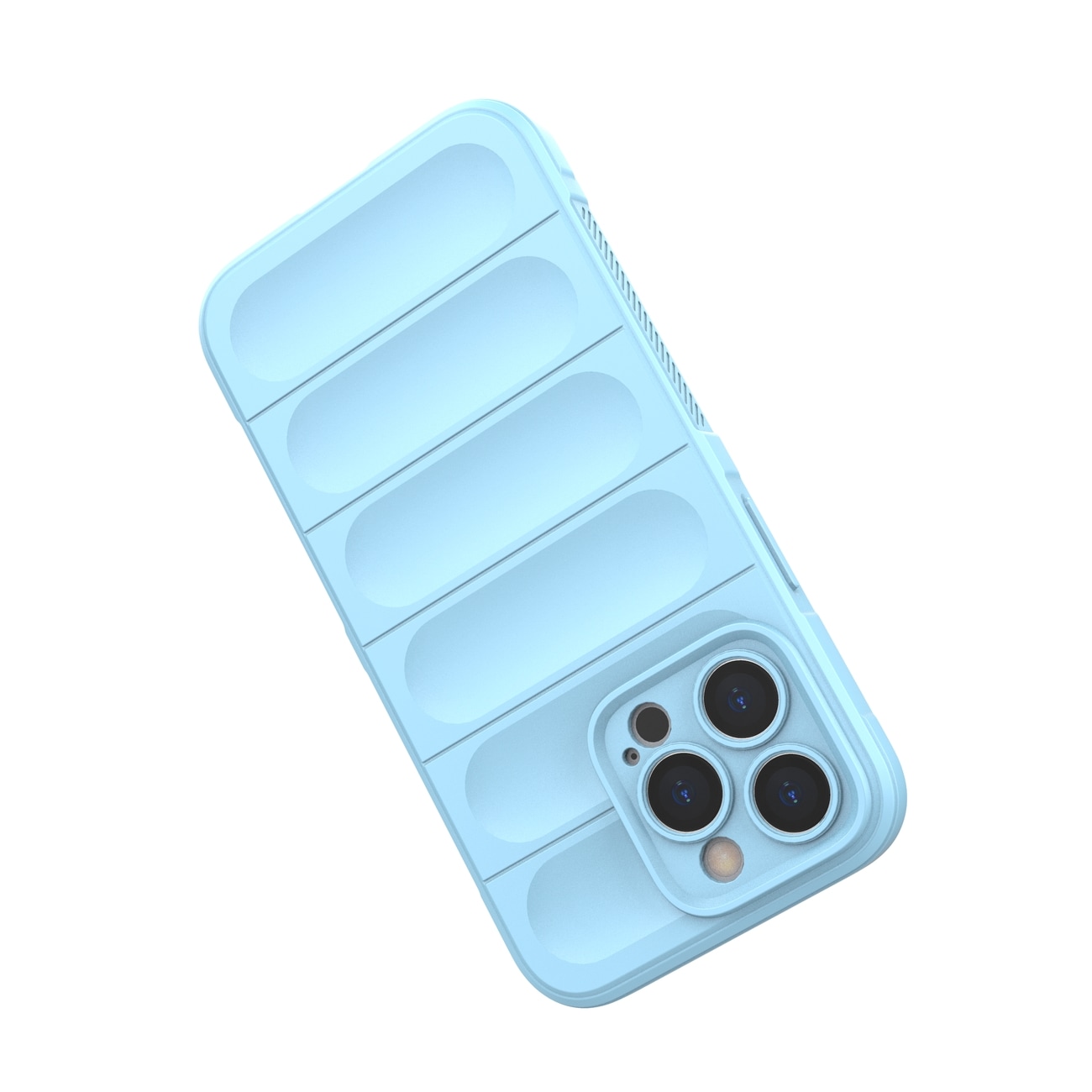 Magic Shield-etui for iPhone 13 Pro fleksibelt pansredeksel lyseblått