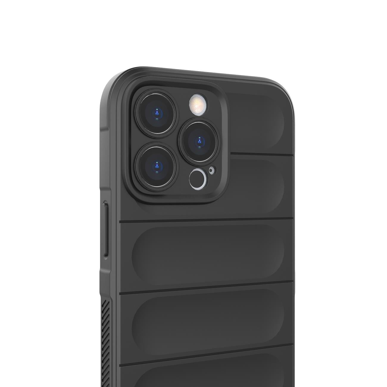 Magic Shield-etui for iPhone 13 Pro Max fleksibelt pansredeksel rødt