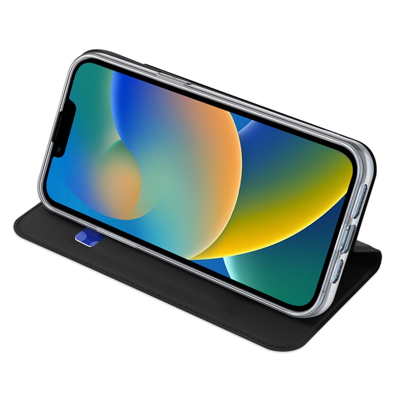 Dux Ducis Skin Pro Holster Flip Cover for iPhone 14 Plus svart
