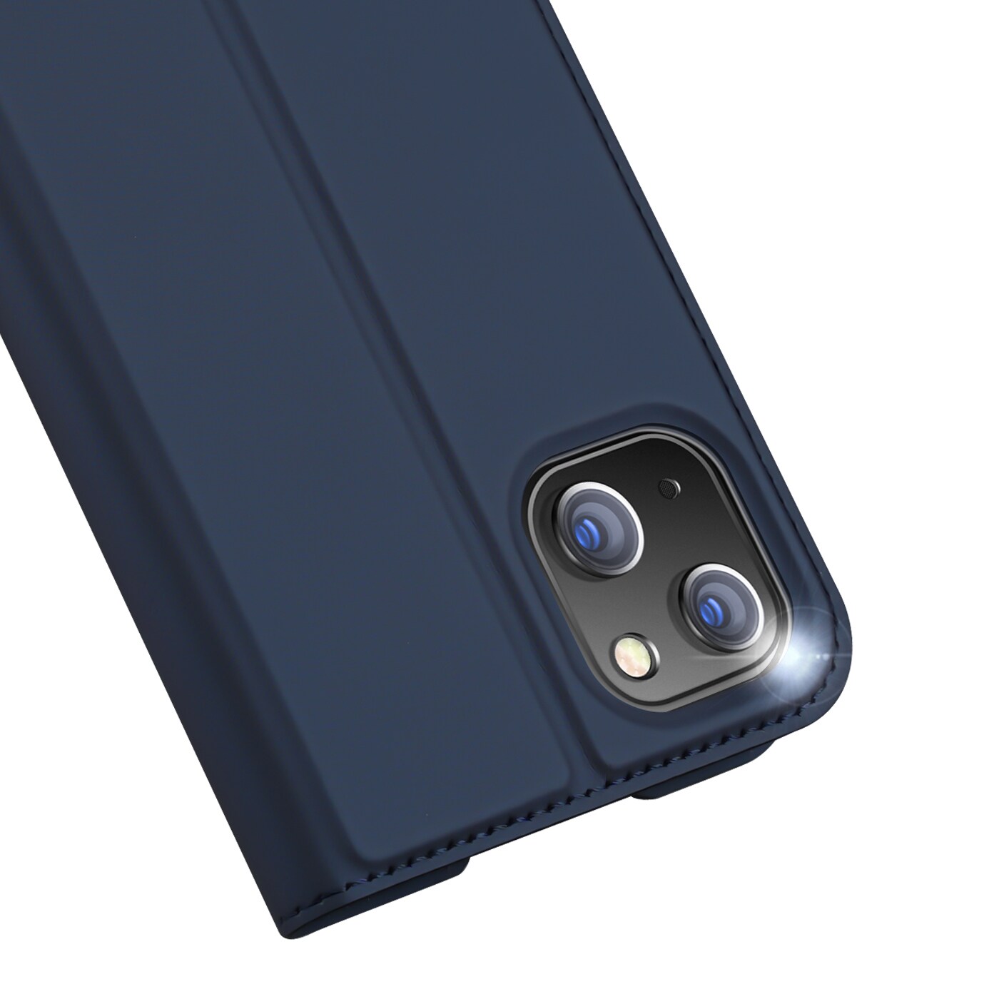 Dux Ducis Skin Pro Holster Flip Cover for iPhone 14 Plus blå