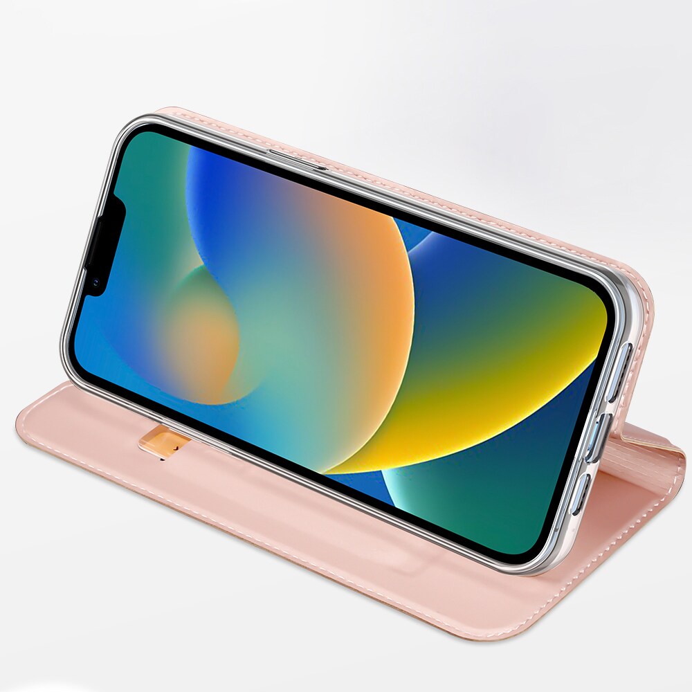 Dux Ducis Skin Pro Holster Flip Cover for iPhone 14 Plus rosa