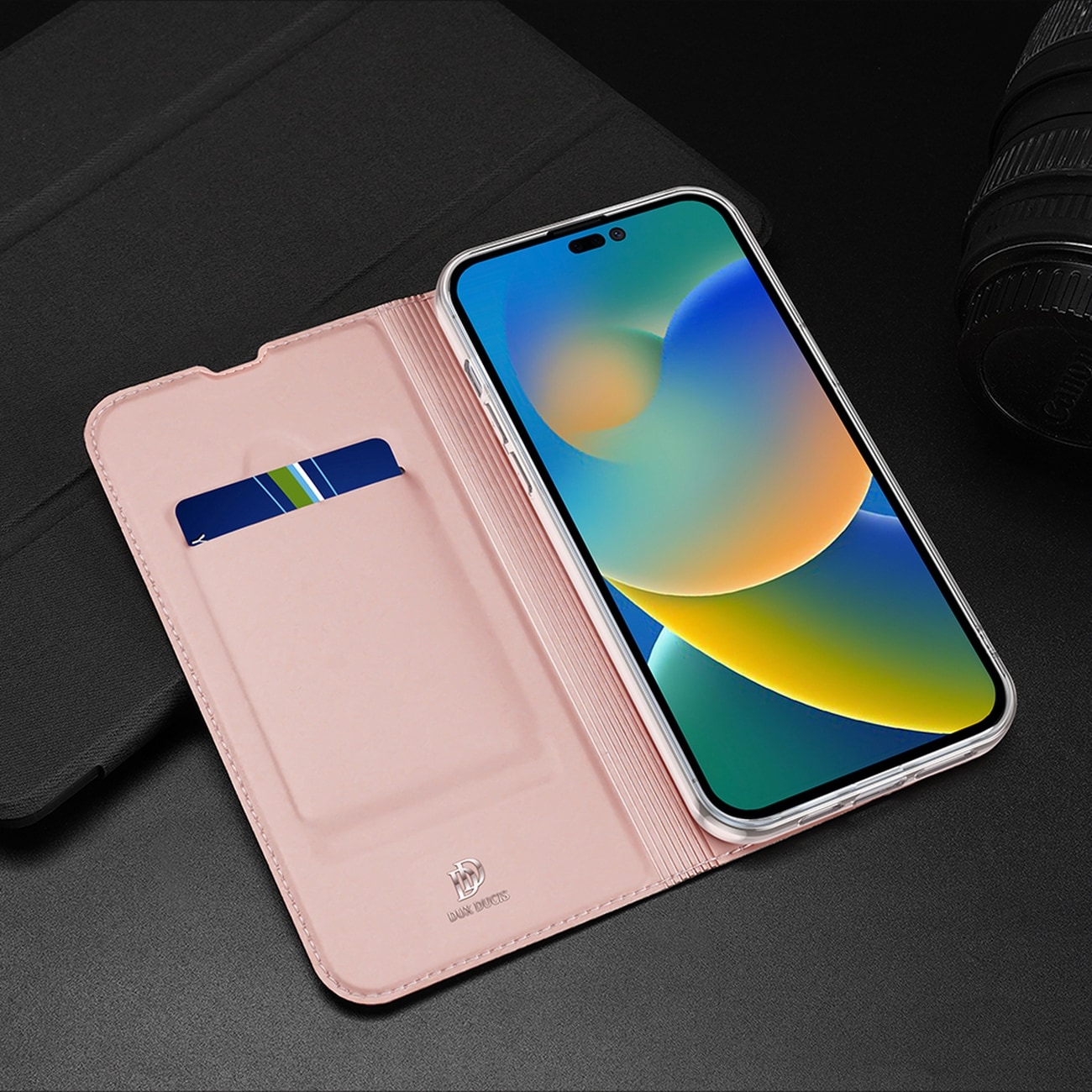 Dux Ducis Skin Pro Holster Flip Cover for iPhone 14 Pro gull